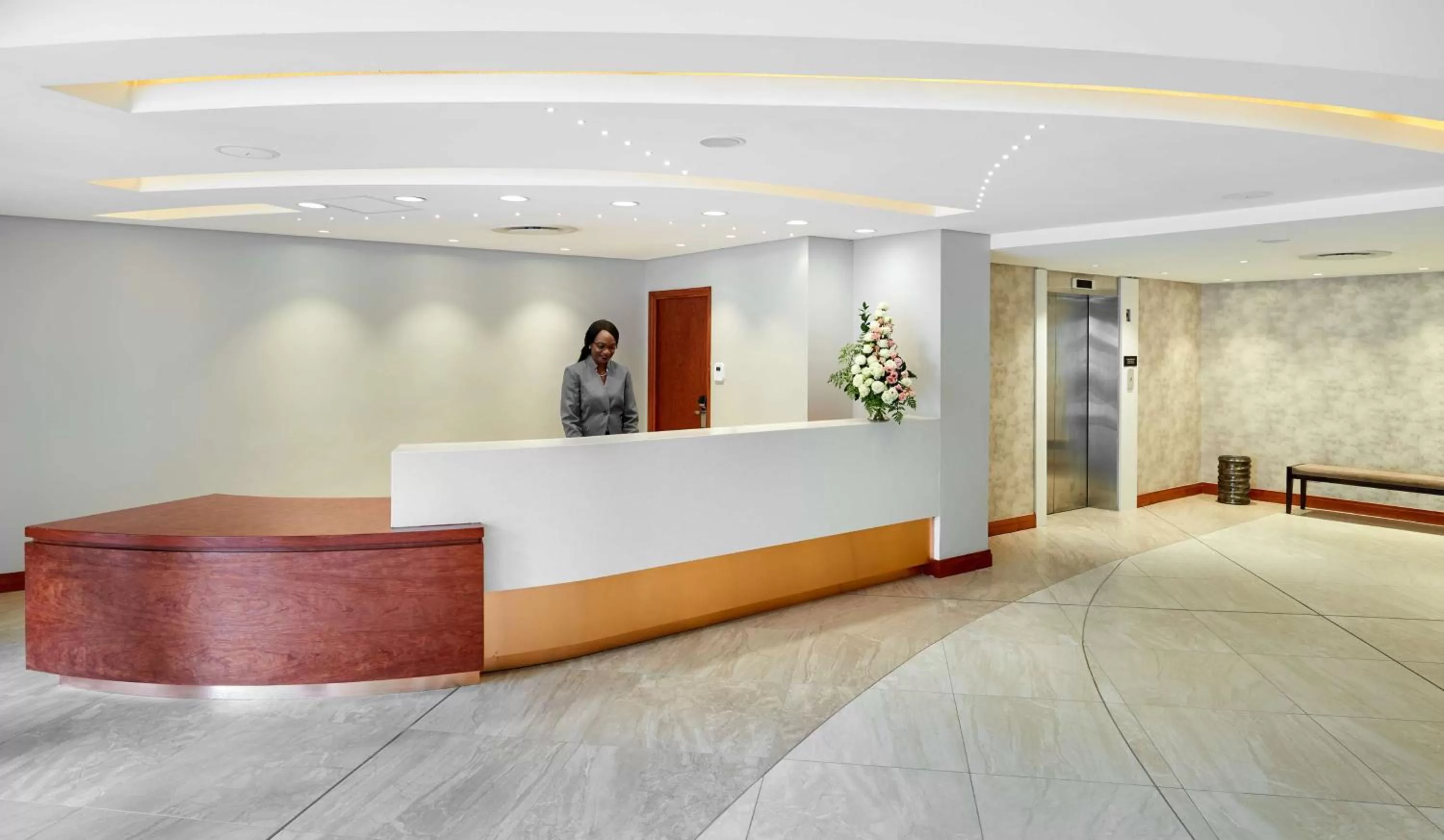 Lobby or reception in Hilton Garden Inn Society Business Park