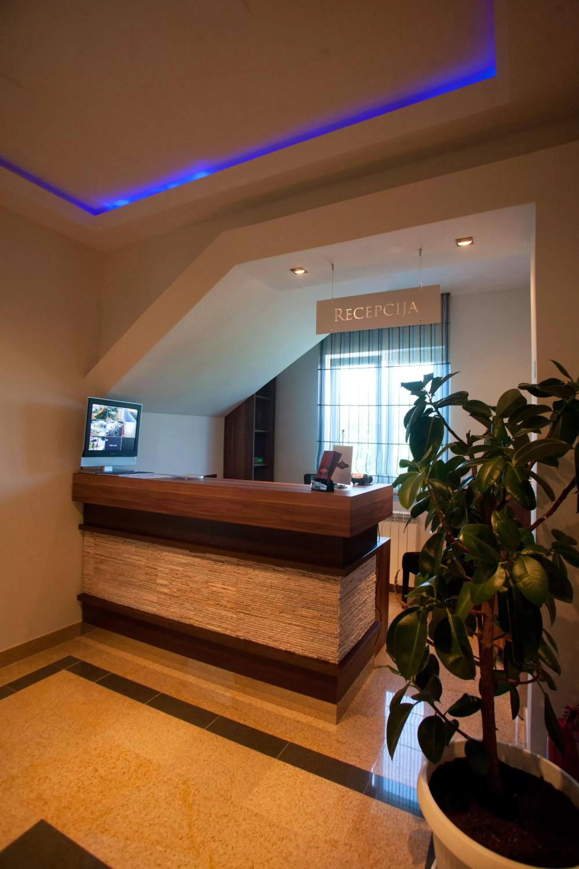 Lobby/Reception in Hotel Luka's