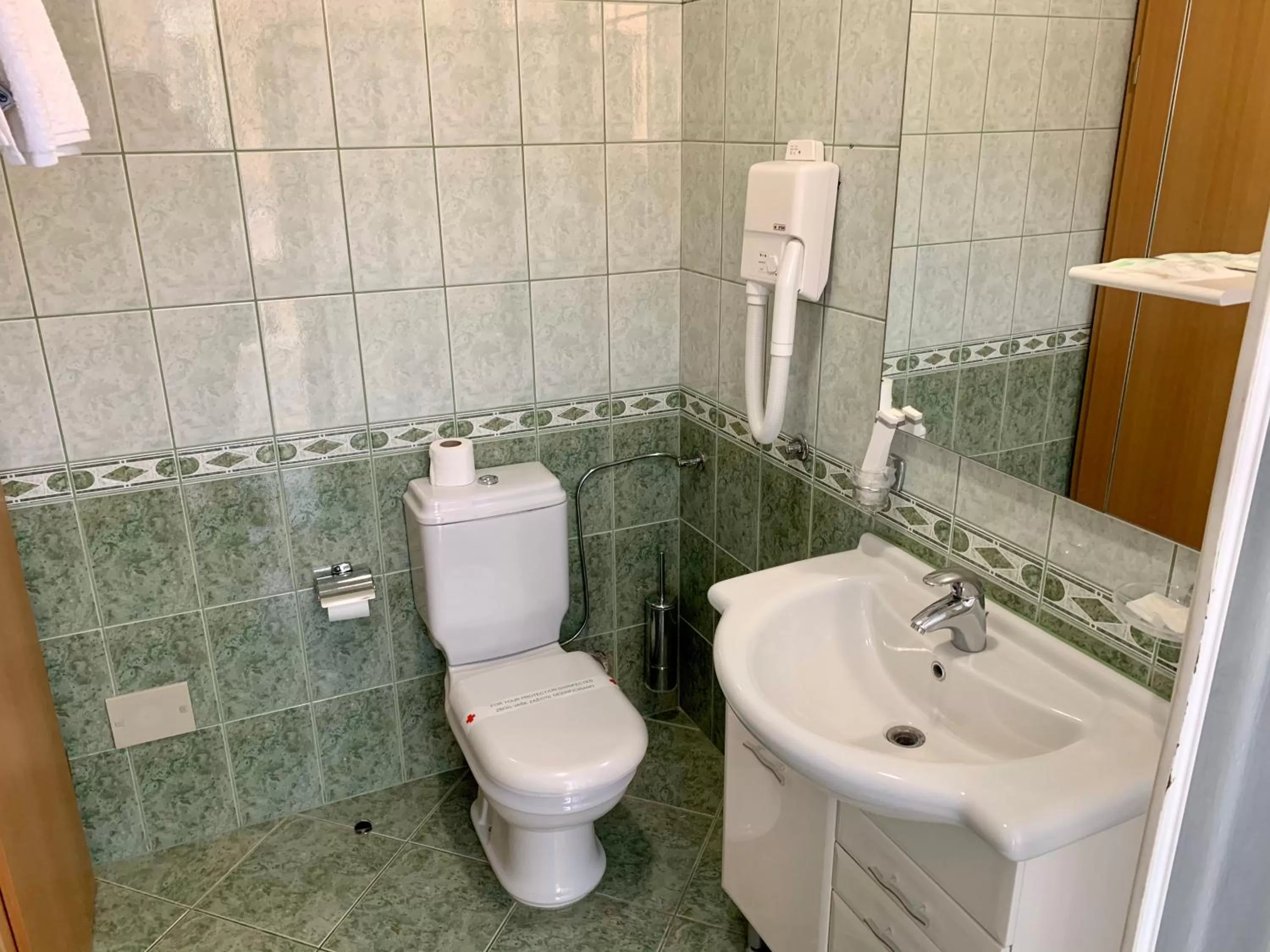 Bathroom in Hotel Brkic