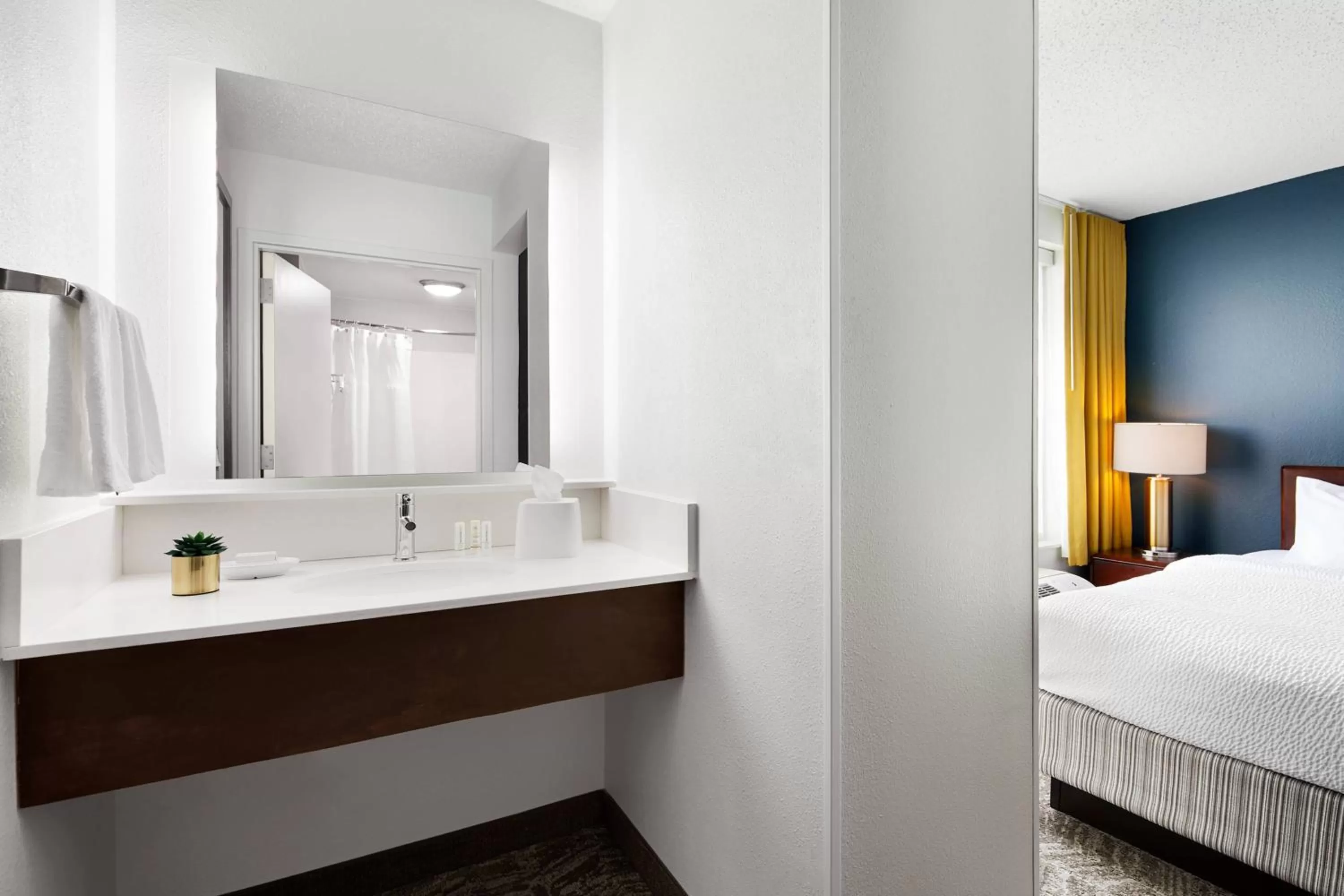 Bathroom, Bed in SpringHill Suites by Marriott Richmond North/Glen Allen
