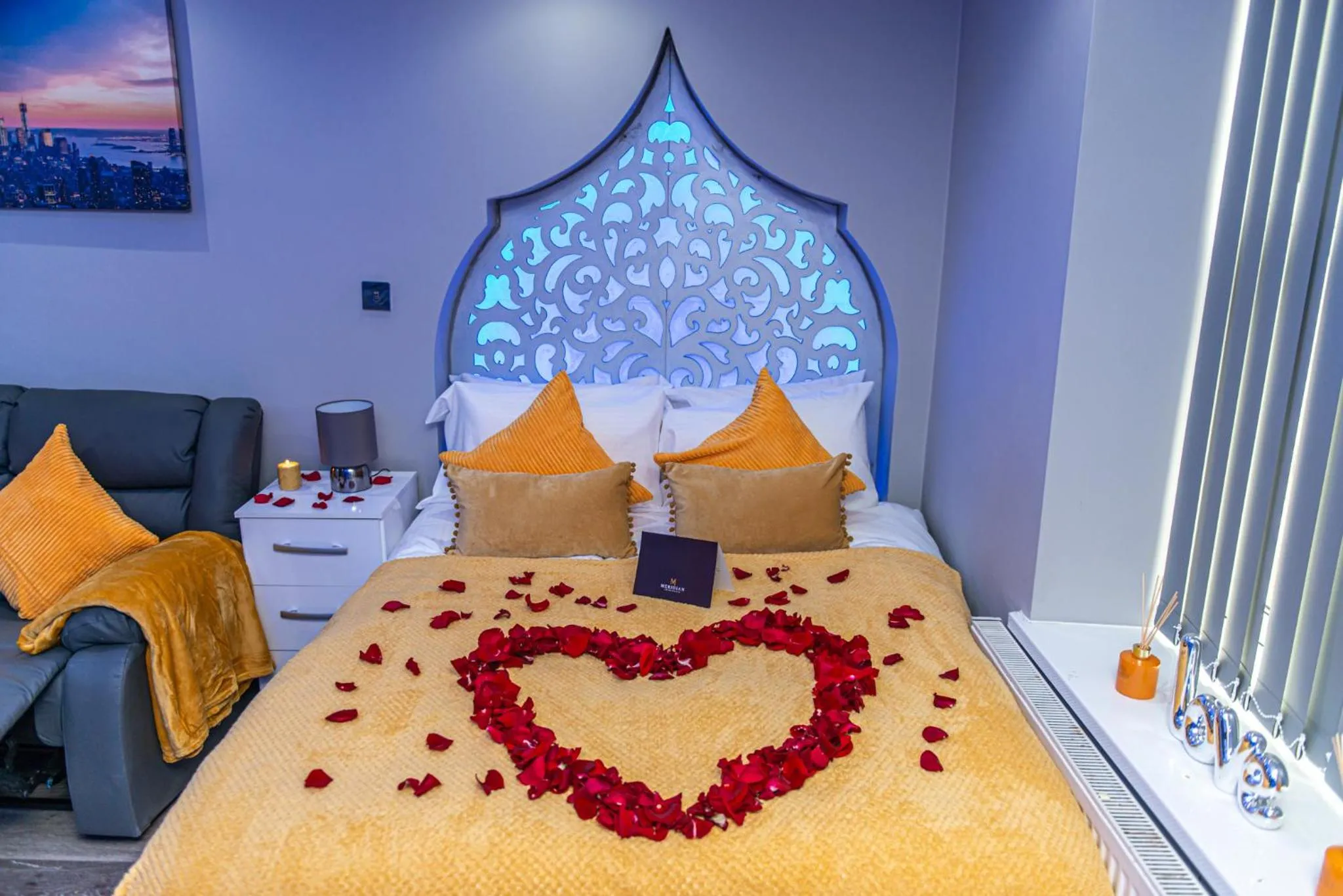 Bed in Meridian Serviced Apartments