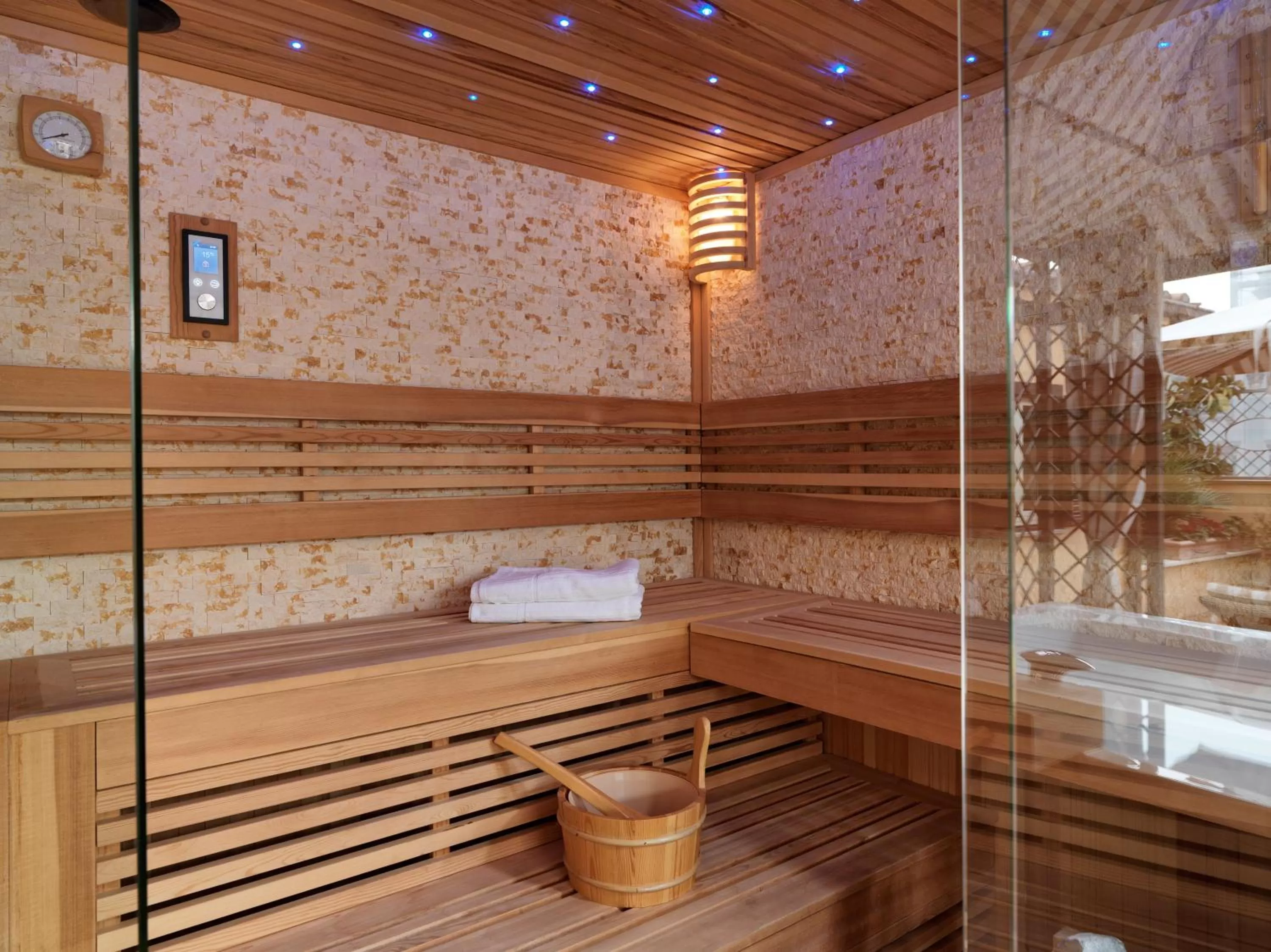 Sauna in Hotel Barocco