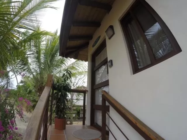 Balcony/Terrace in Cabañas La Casa de Pucha