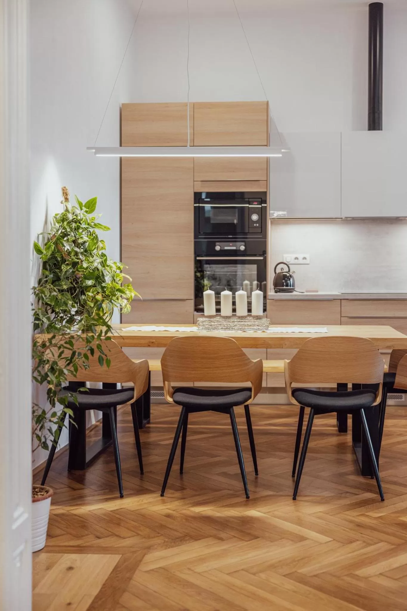 Kitchen or kitchenette in Apartmány Marienhof