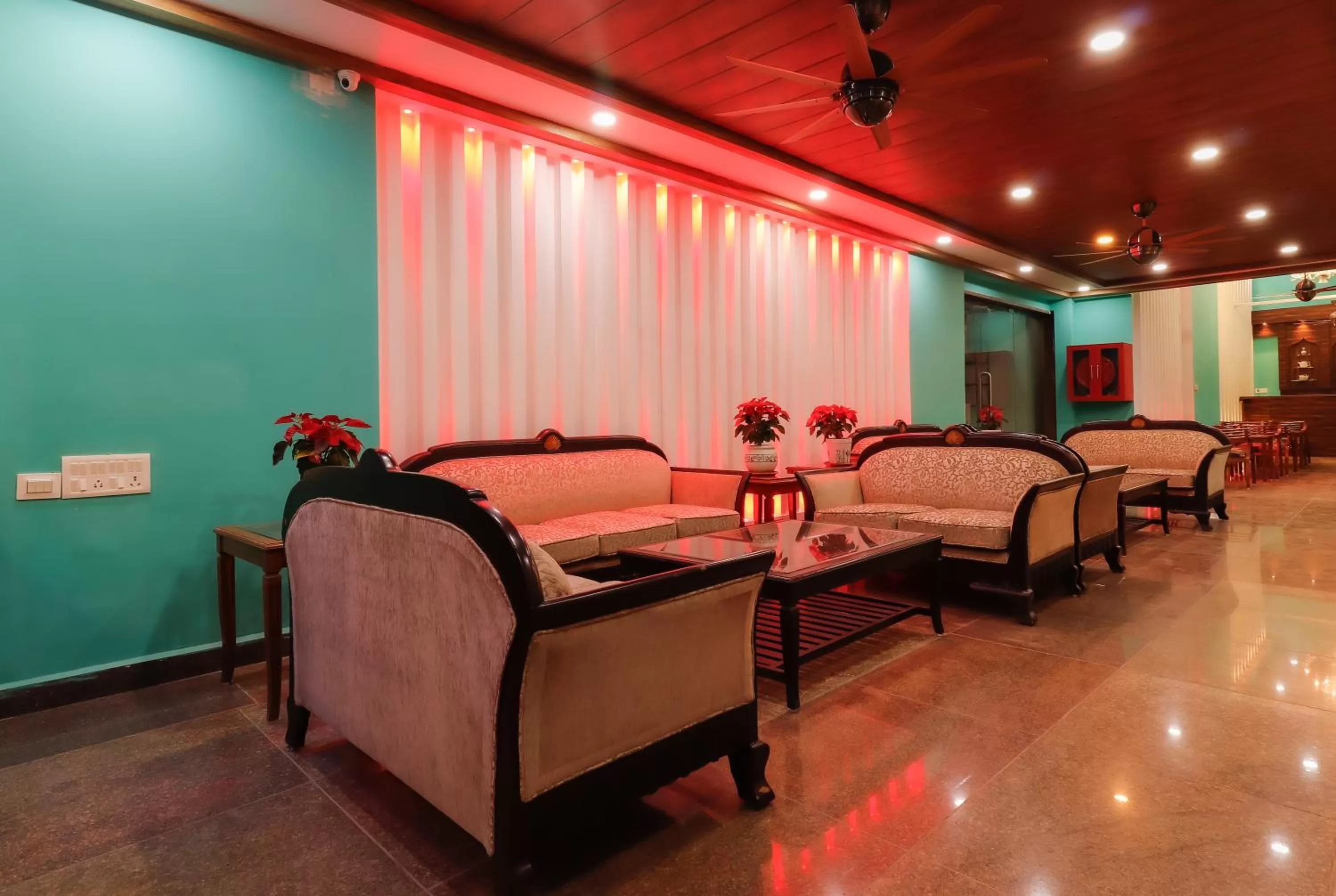 Seating area in Miranda Beach Resort