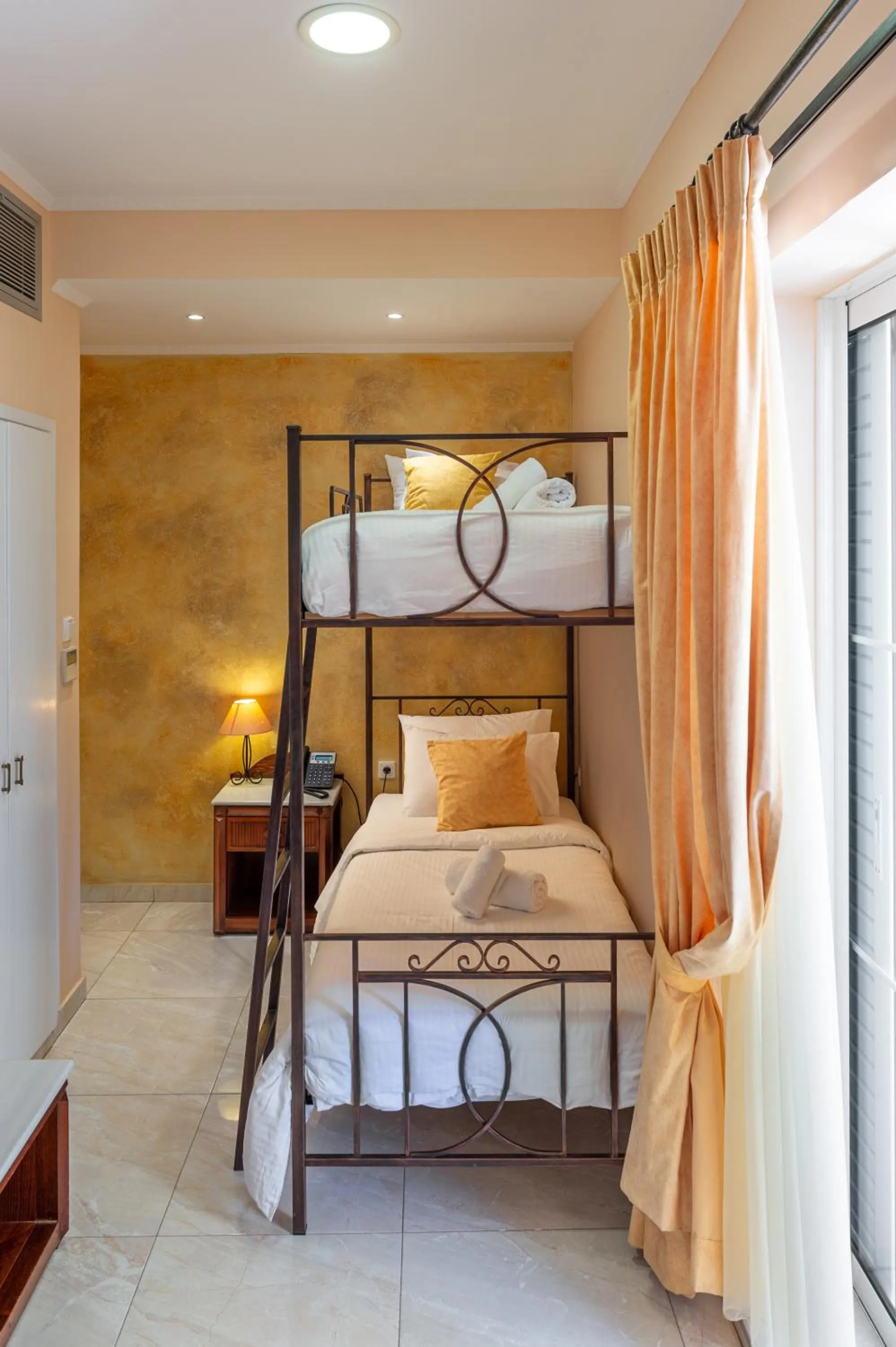 Bedroom, Bed in Marble House