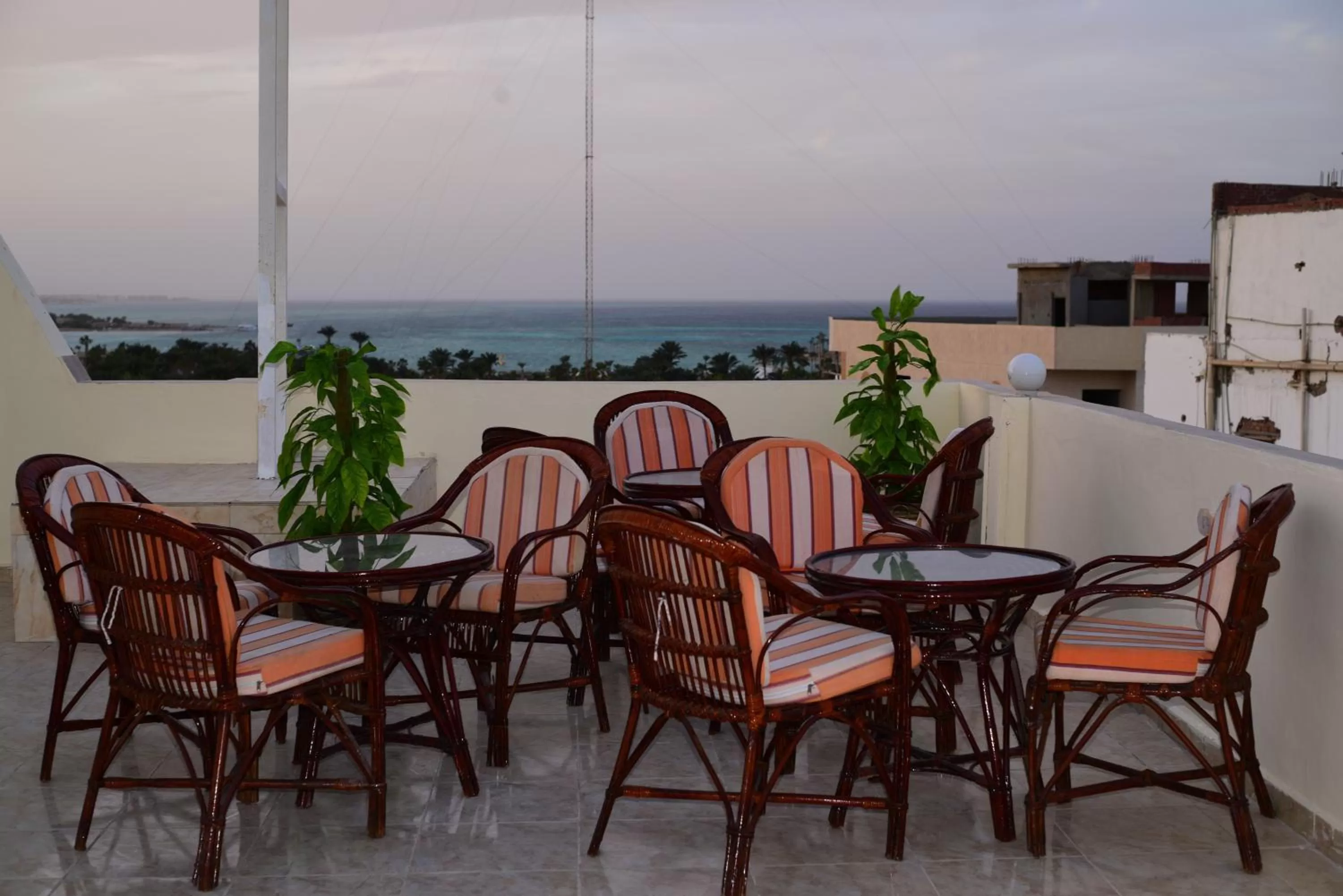 Patio in Luxor Hotel Hurghada