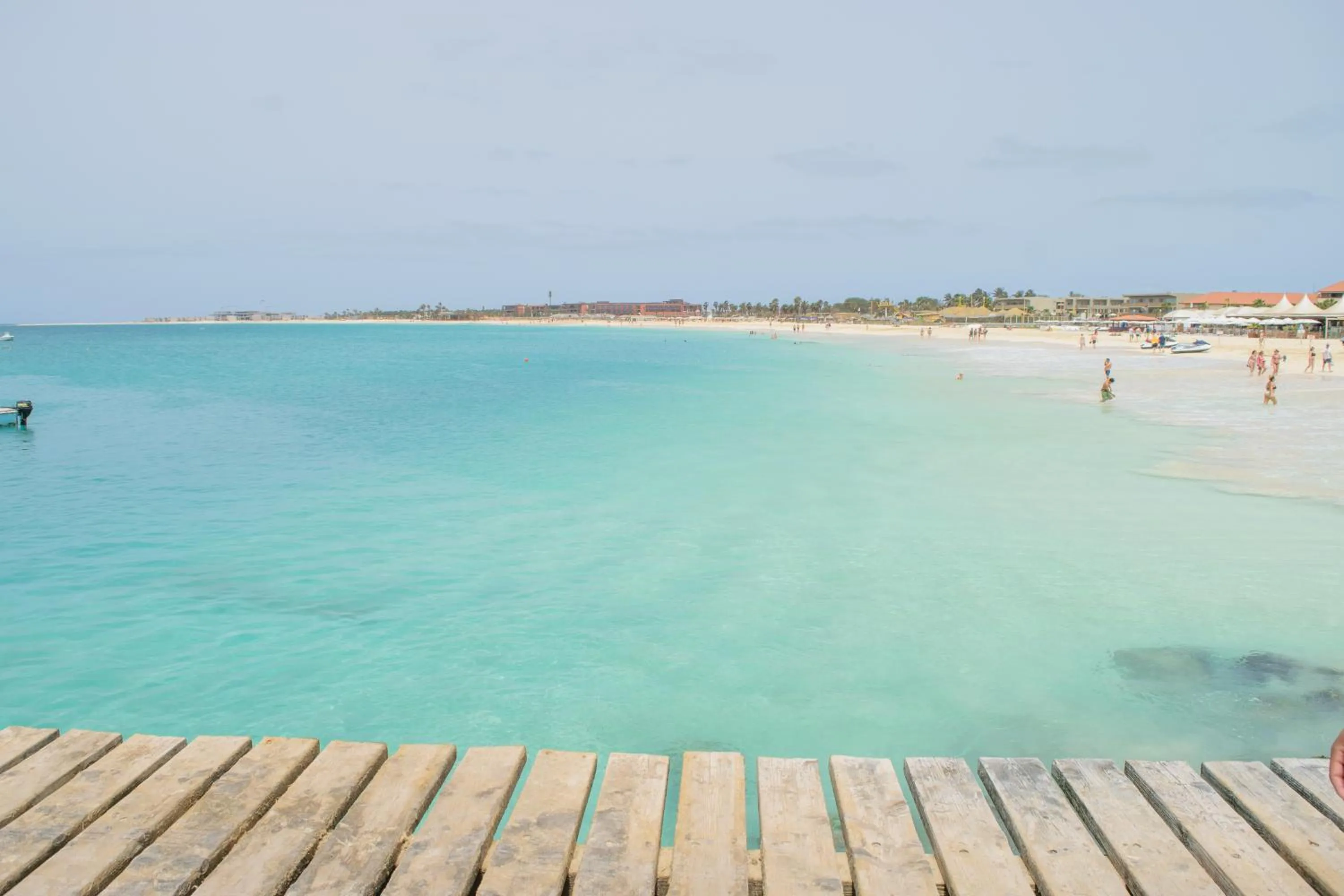Beach in Oasis Salinas Sea