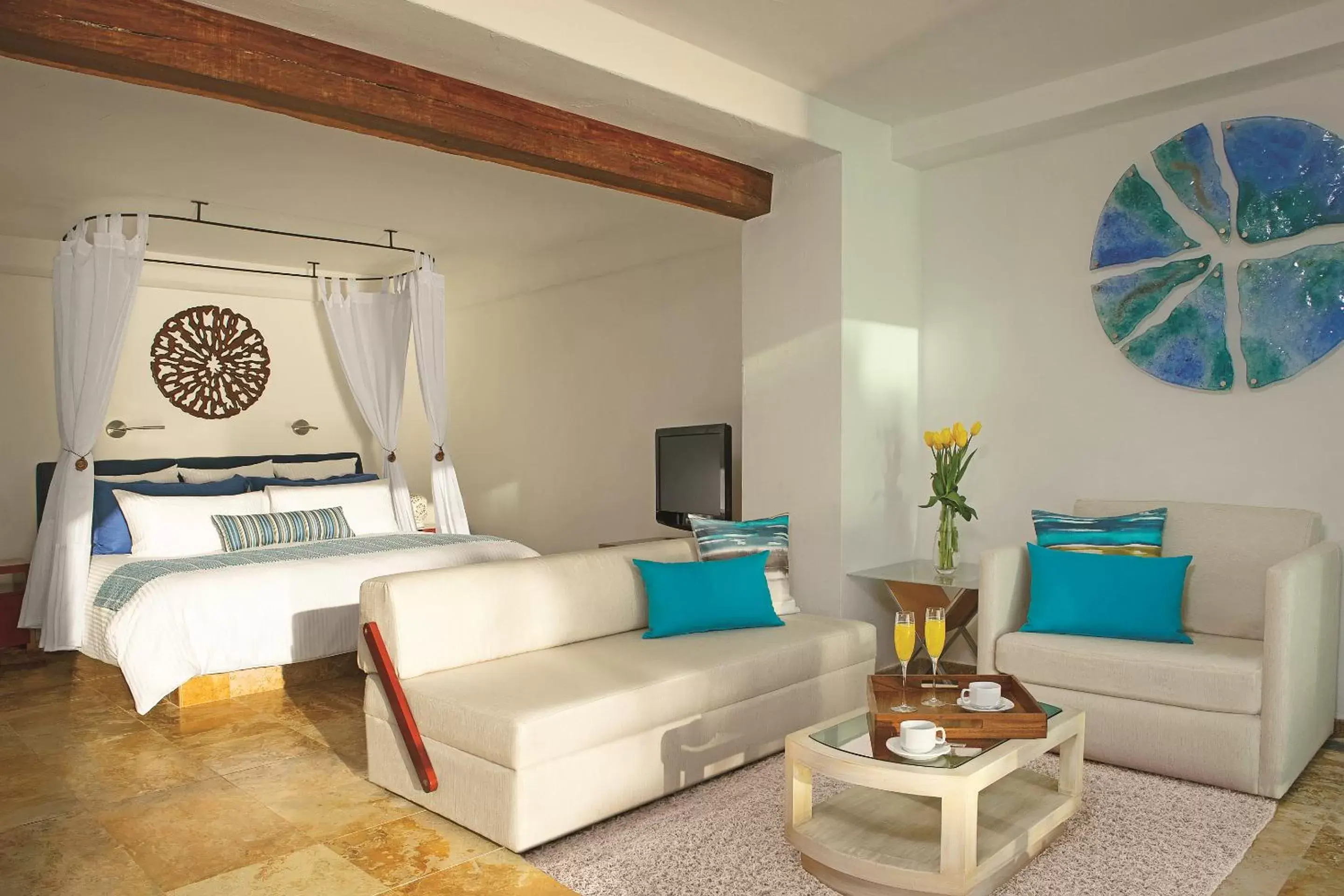 Junior Suite King Superior Ocean Front in Zoetry Villa Rolandi Isla Mujeres Cancun - All Inclusive Junior Suite King Superior Ocean Front in Zoetry Villa Rolandi Isla Mujeres Cancun - All Inclusive