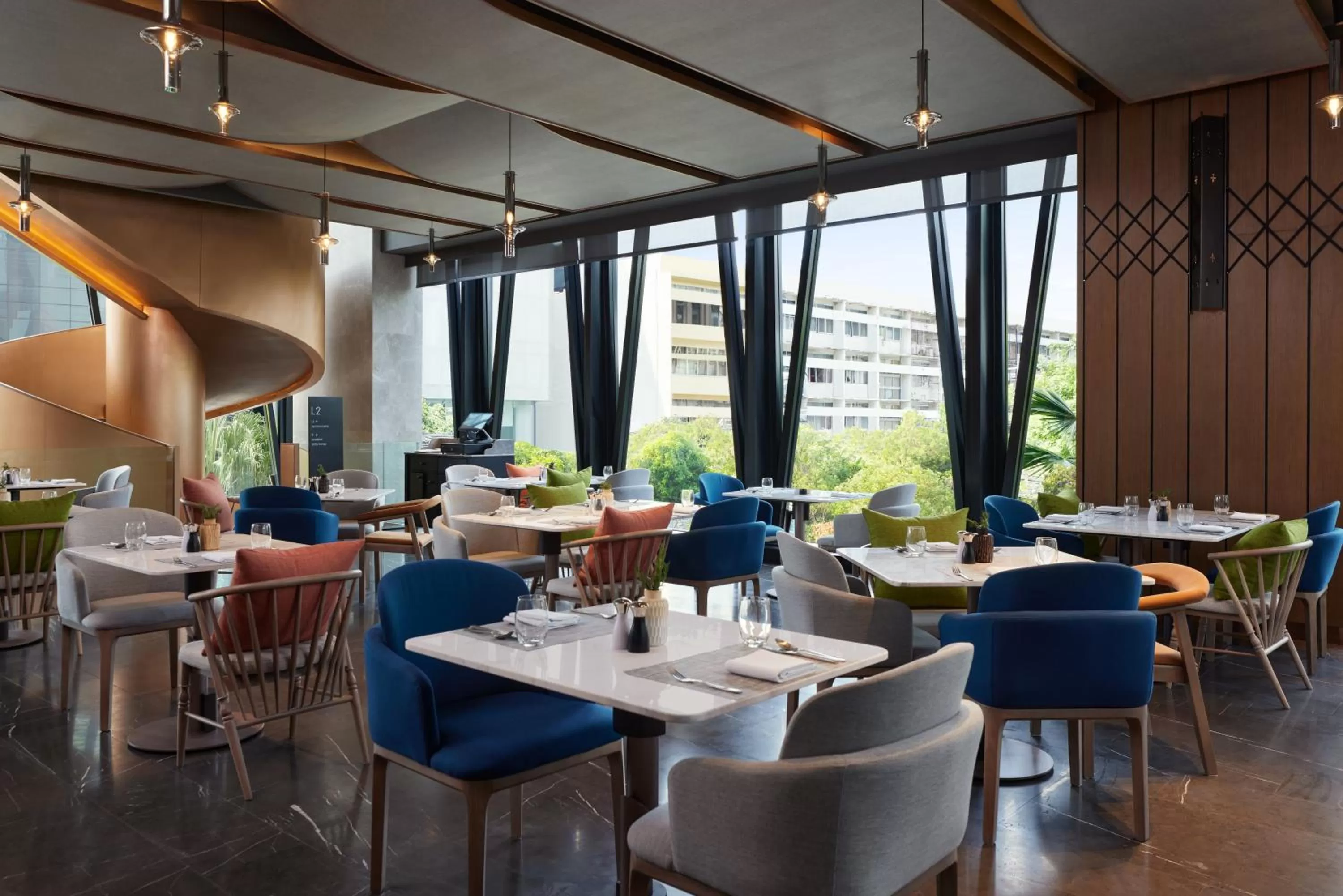 Dining area in dusitD2 Samyan Bangkok