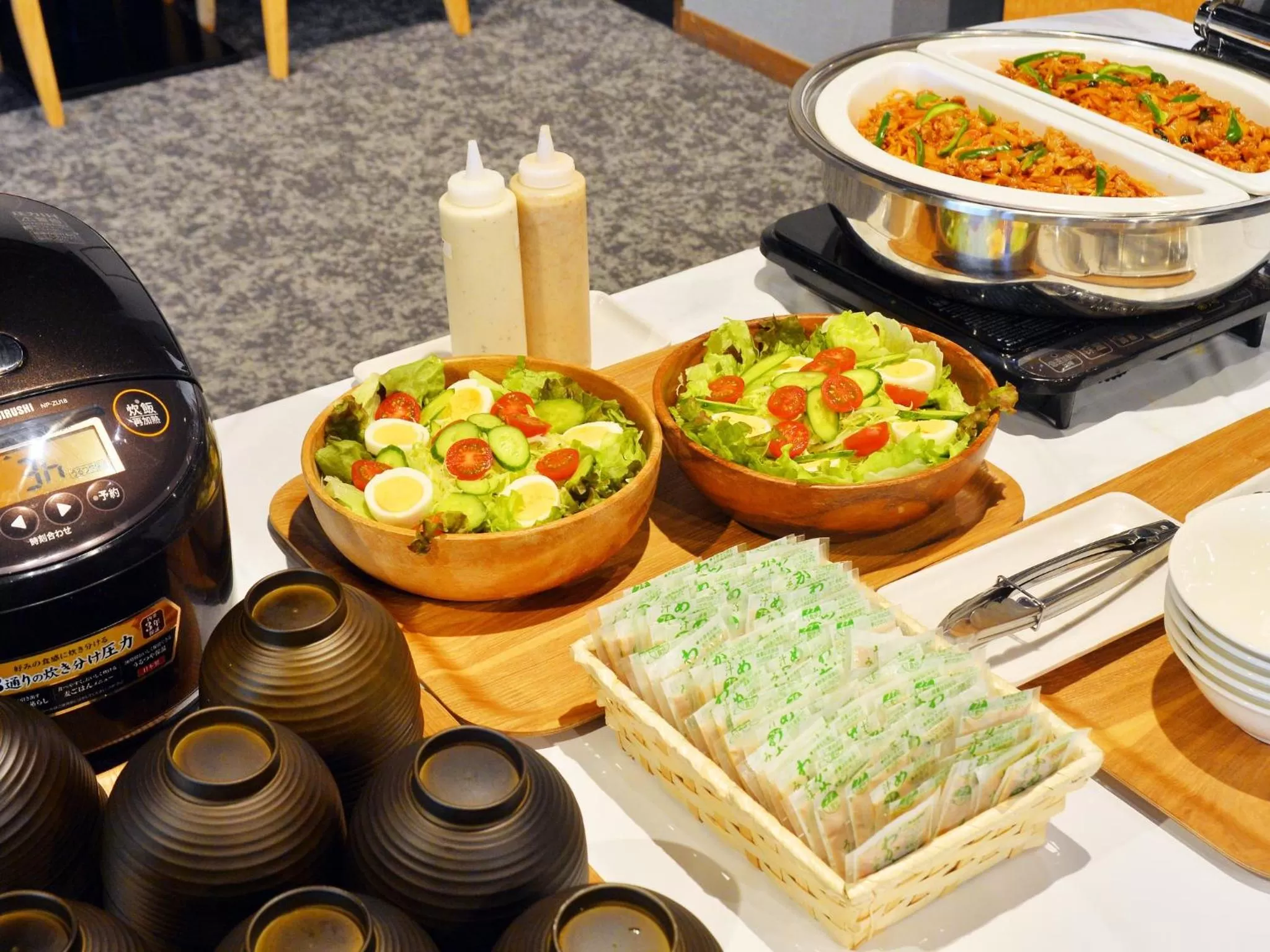 Food and drinks in LC Goryokaku Hotel