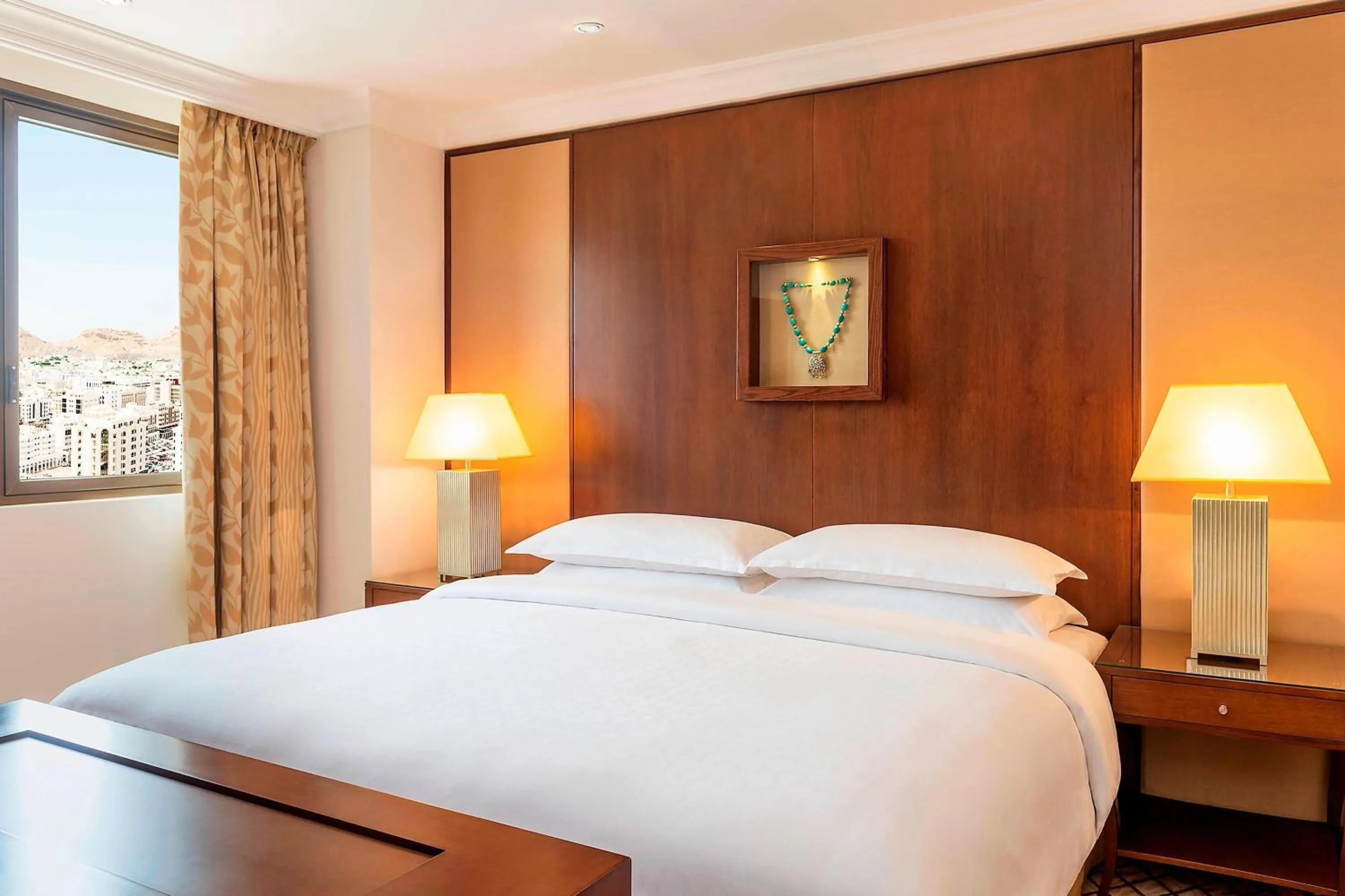 Photo of the whole room, Bed in Sheraton Oman Hotel