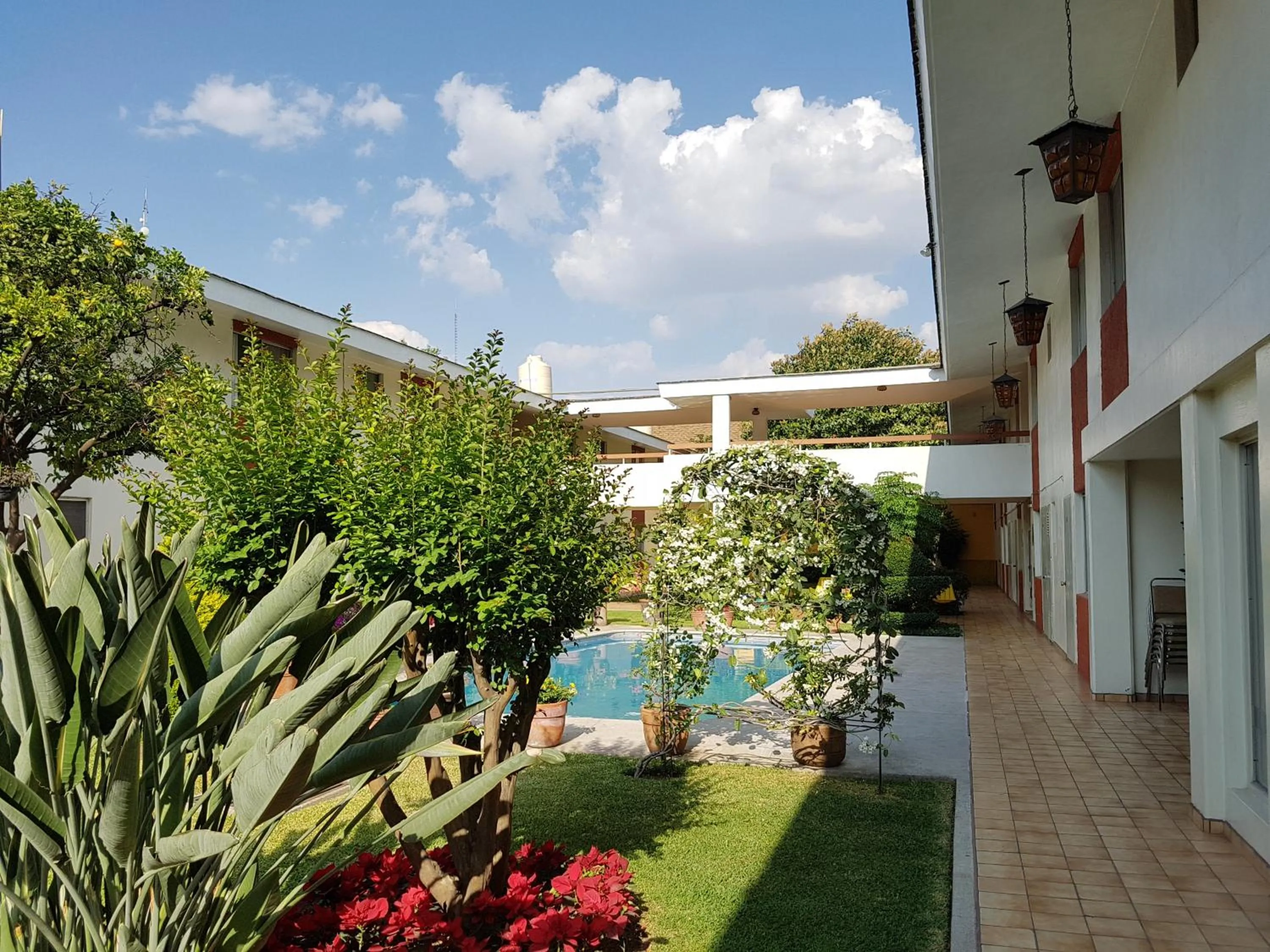 Patio in Hotel Isabel