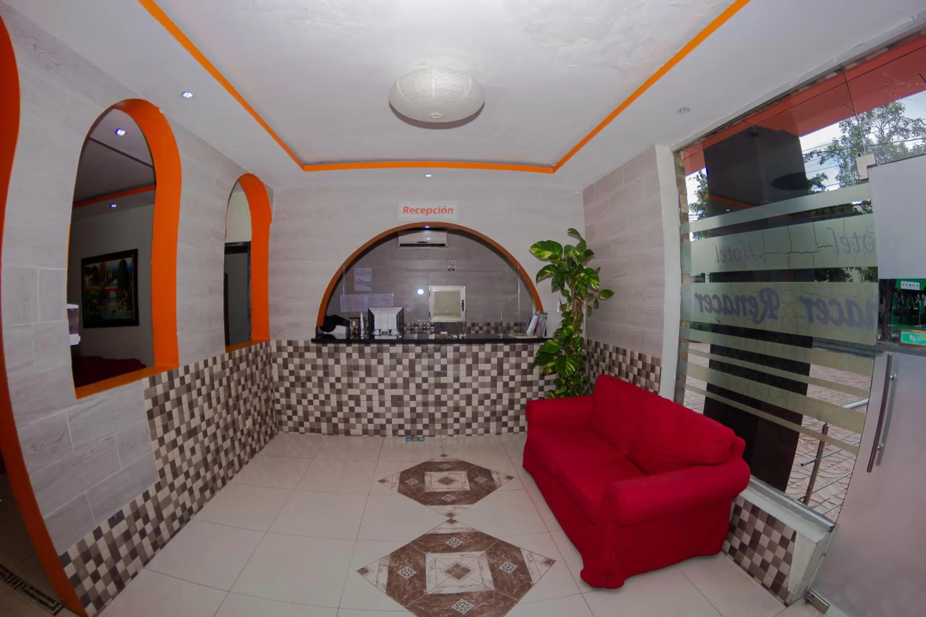 Lobby or reception in Hotel Renacer