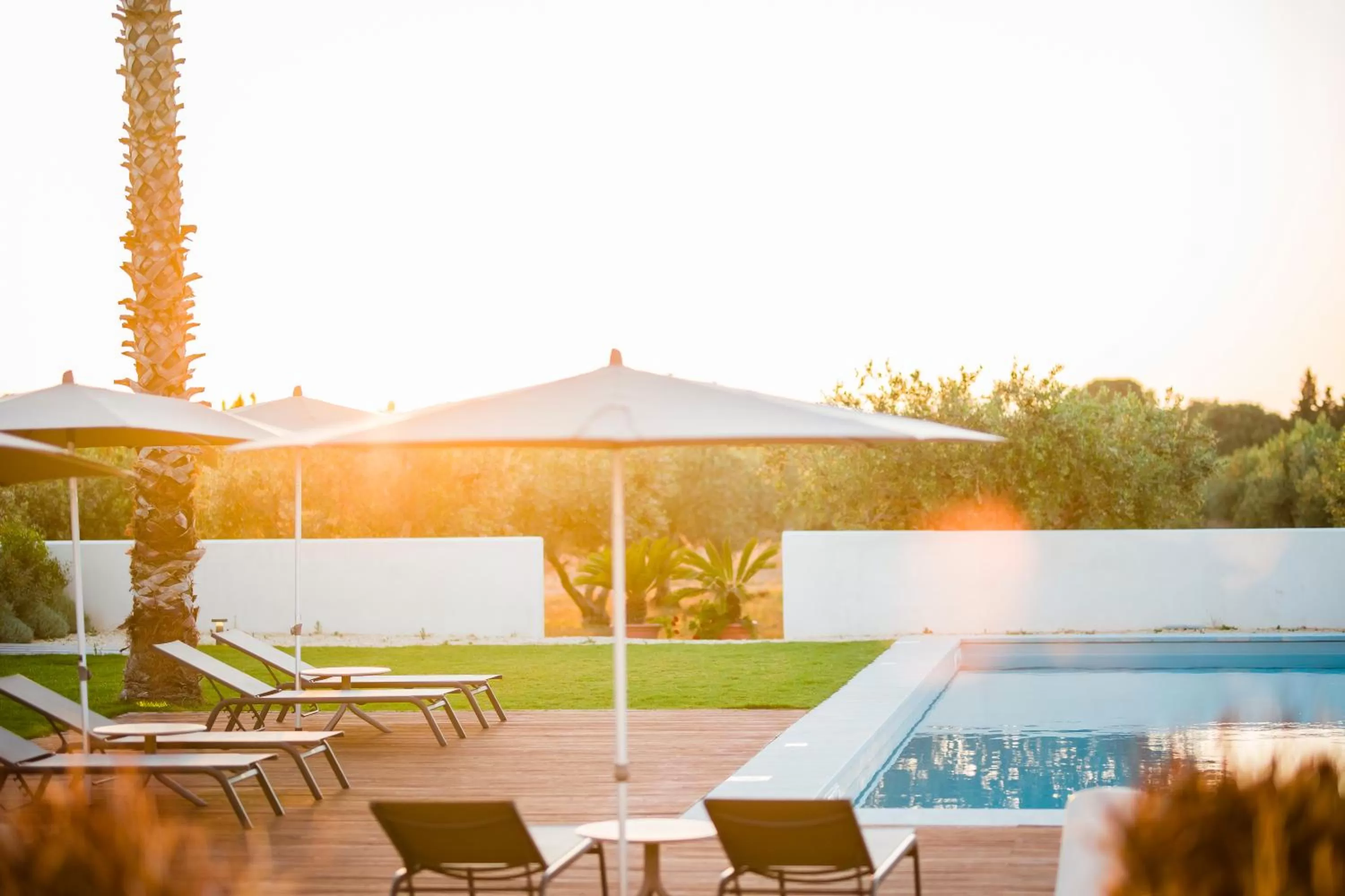 Pool view in Baglio Custera