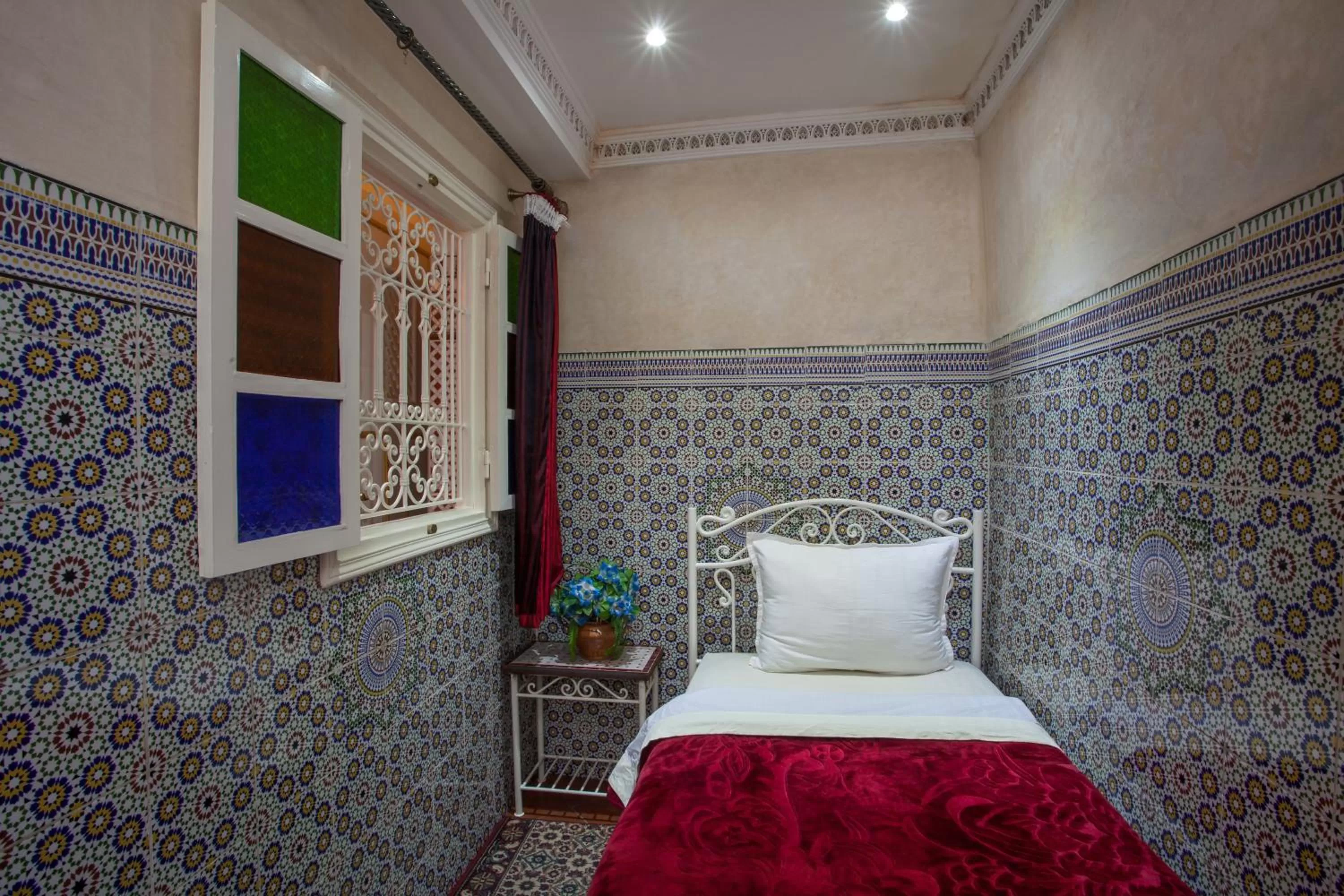 Bed in Hotel Zaitoune