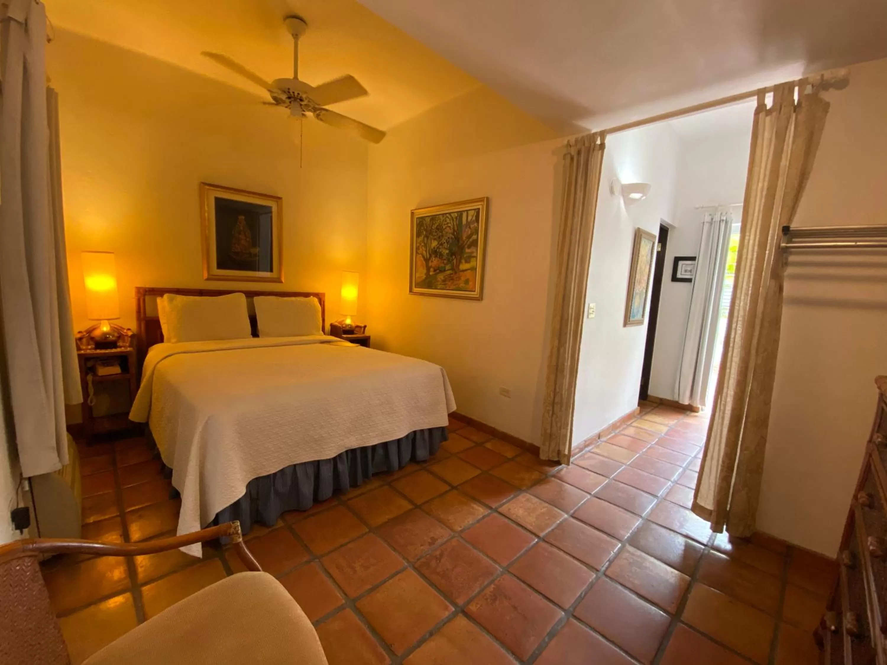 Bed in At Wind Chimes Boutique Hotel