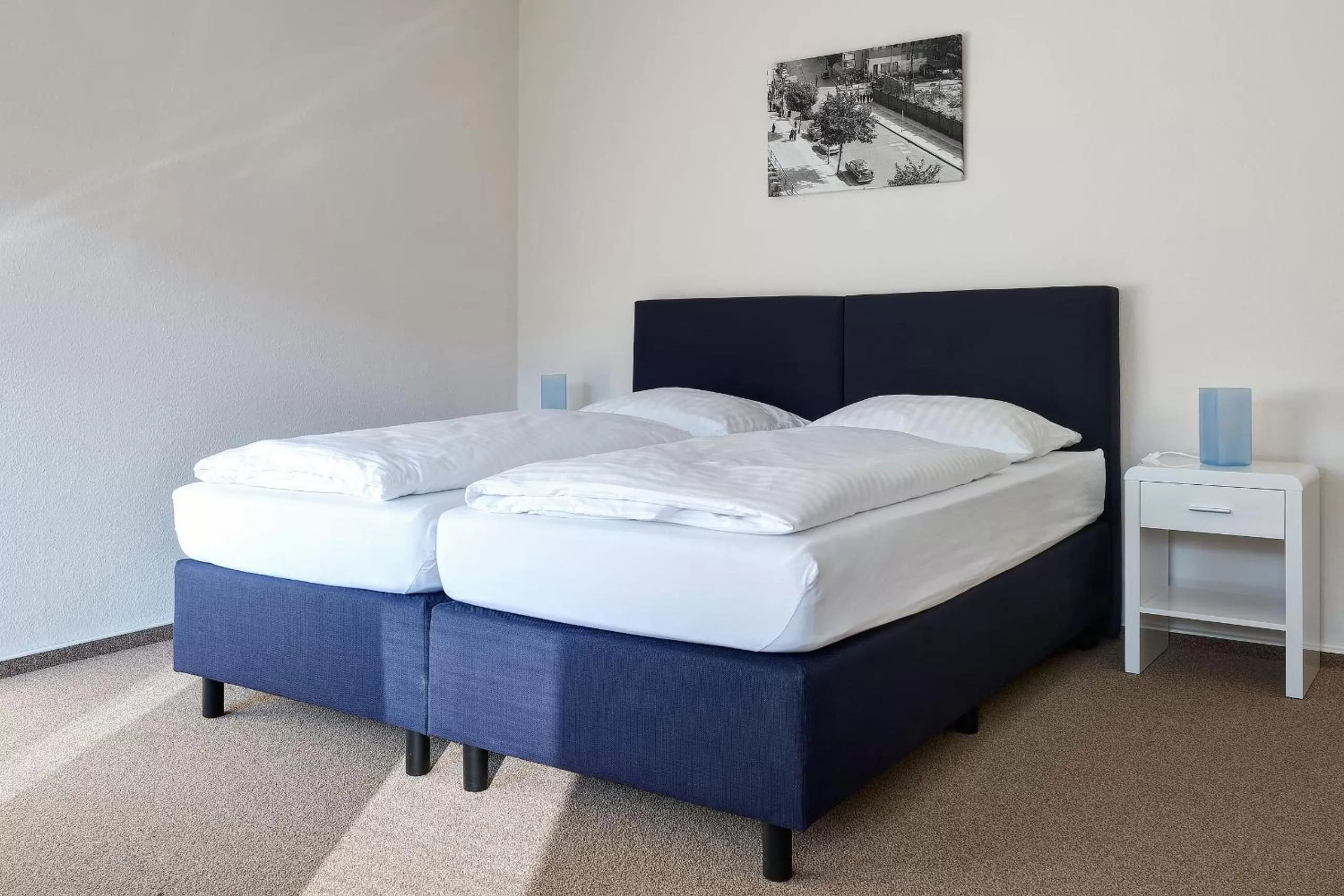 Bed in Gästehaus Lazarus