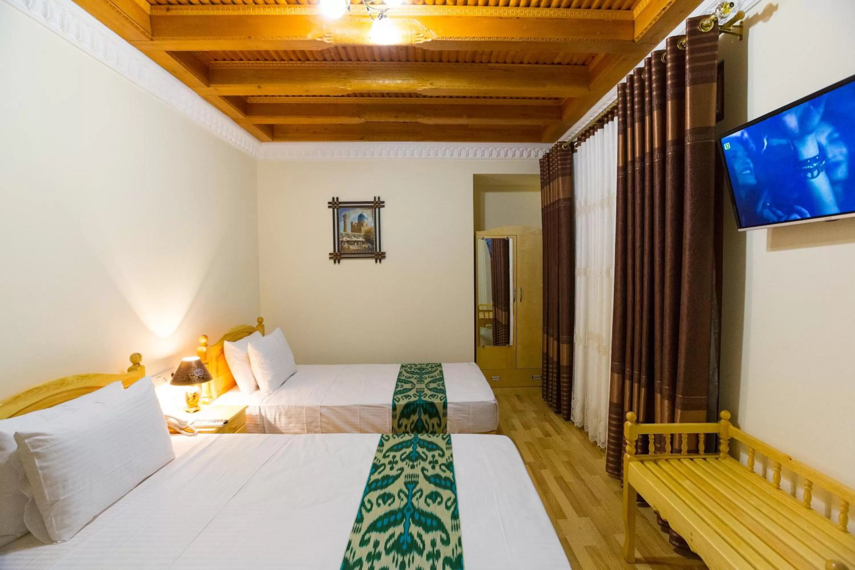 TV and multimedia, Bed in Hotel SHOHRUD