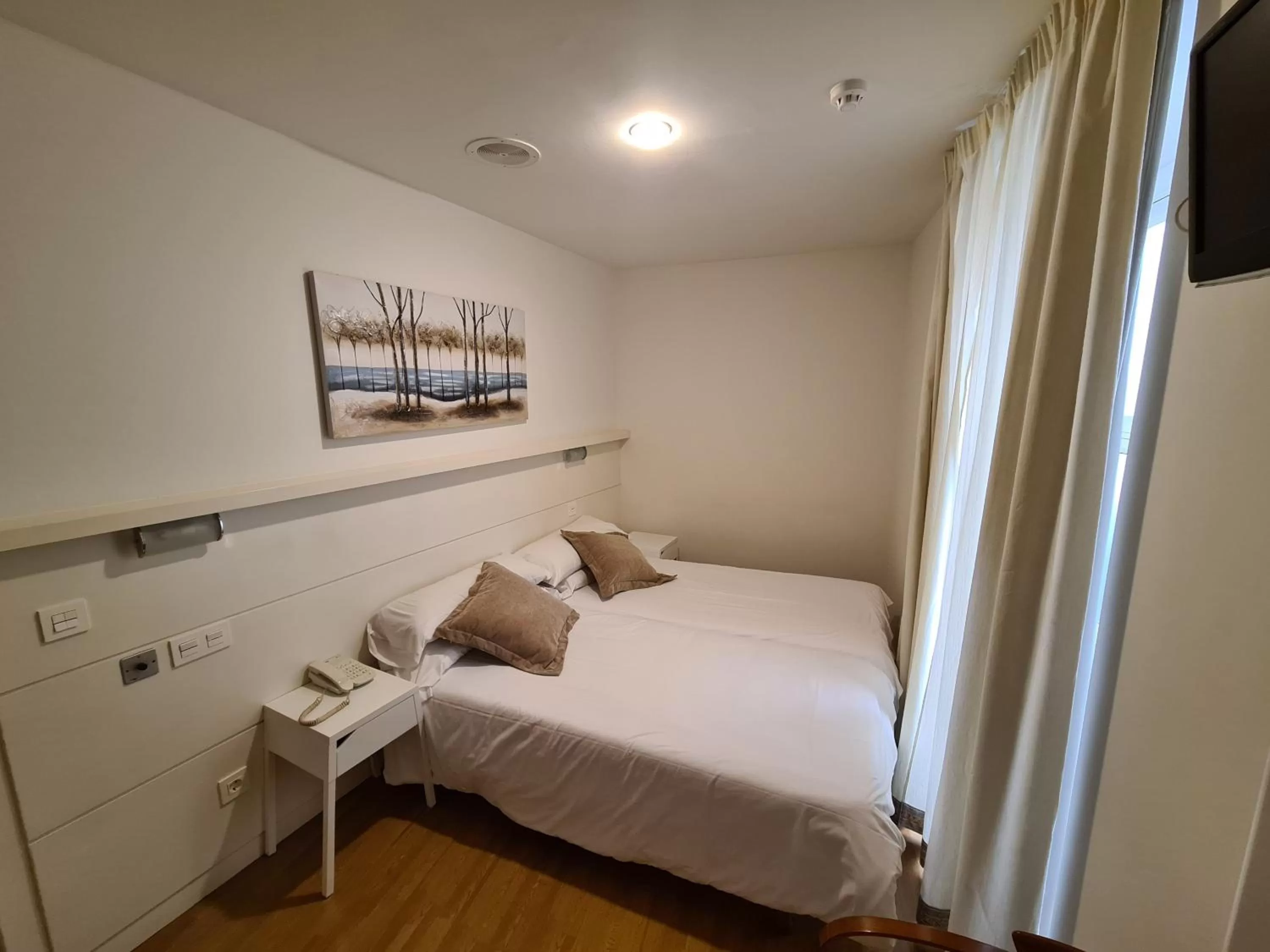 Bed in Hotel Jacobeo