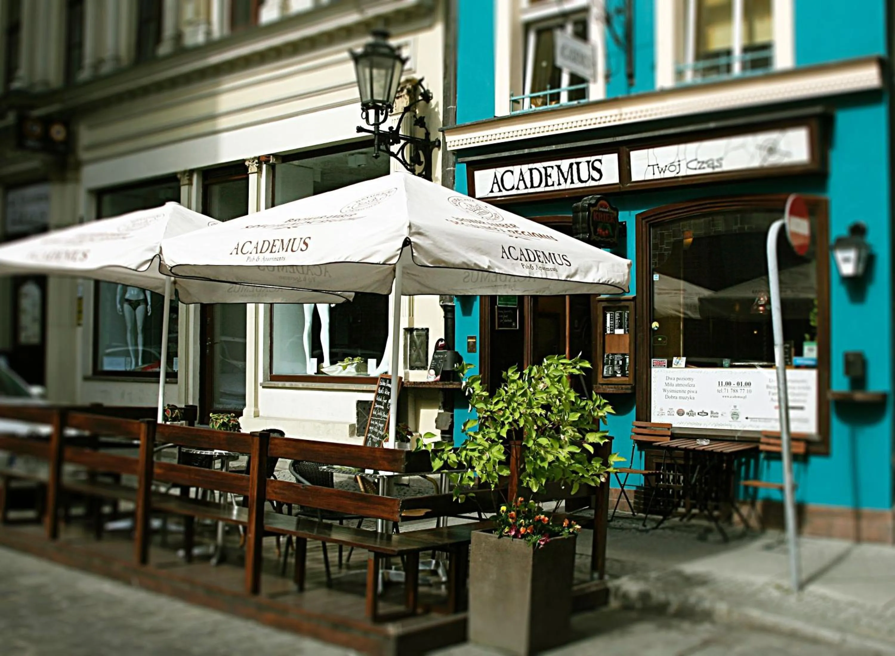 Balcony/Terrace in Academus Pub & Guest House
