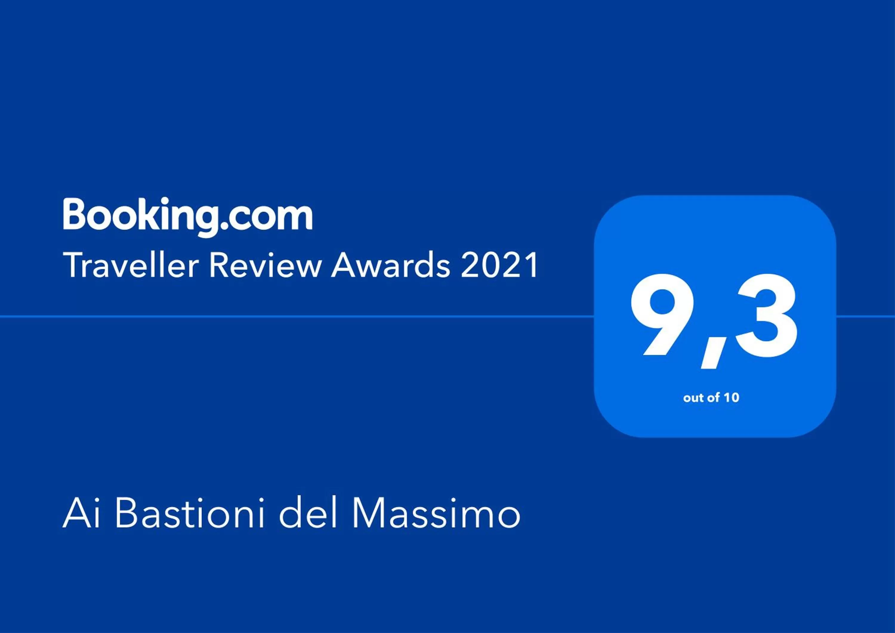 Certificate/Award in Ai Bastioni del Massimo