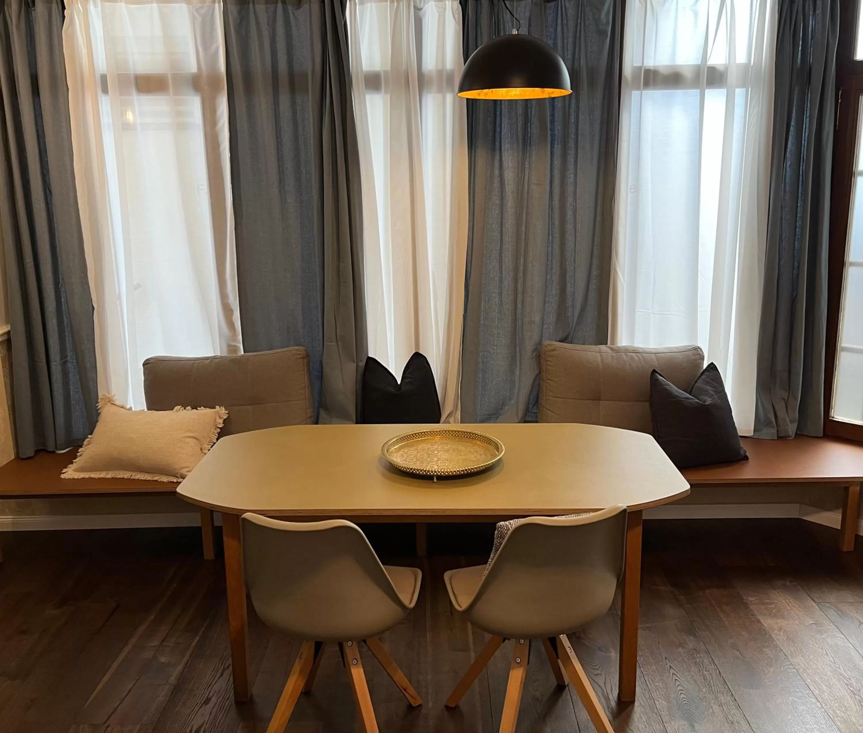 Seating area in Hotel Lux