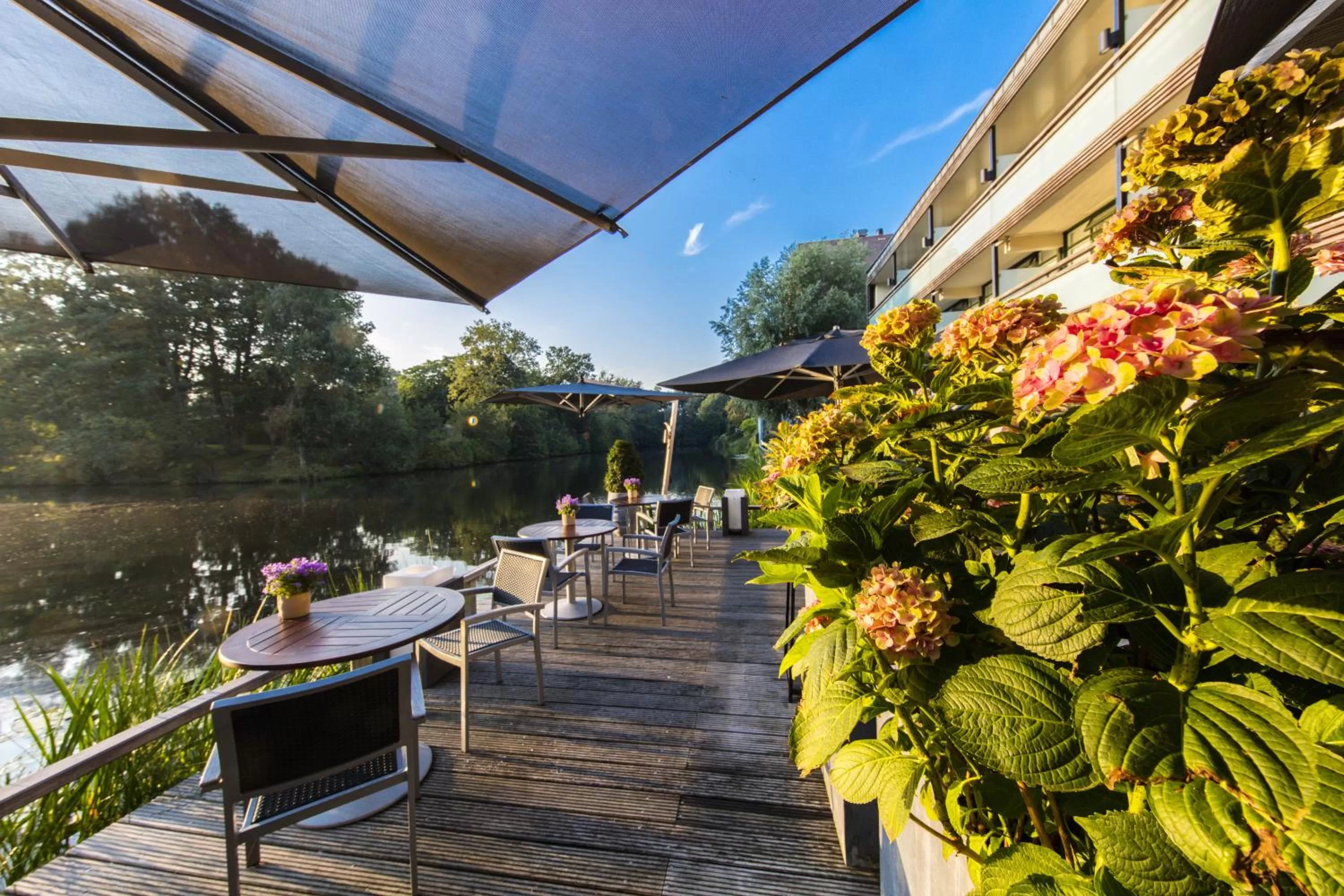 Lake view in Hotel Mitland