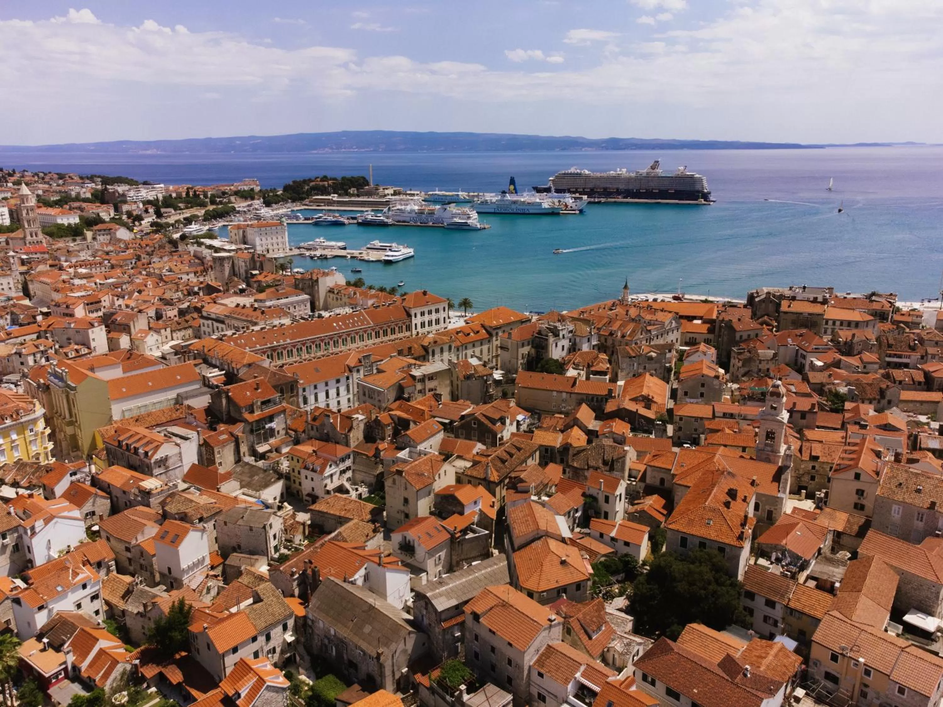 Bird's eye view in Heritage Rooms Split Olympic Dream