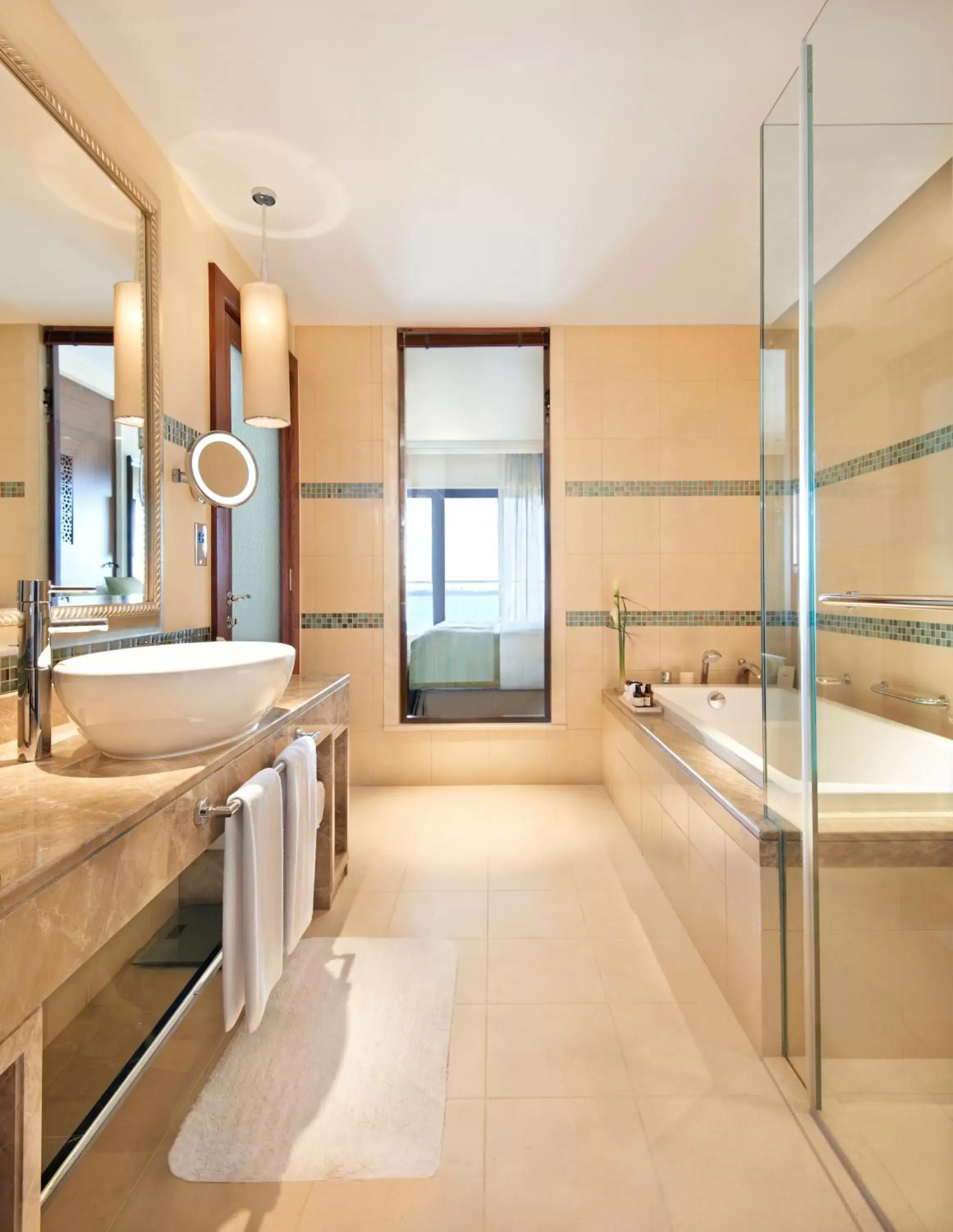 Fairmont Gold Double Queen Room with Palm Sea View and Lounge Access in Fairmont The Palm Fairmont Gold Double Queen Room with Palm Sea View and Lounge Access in Fairmont The Palm