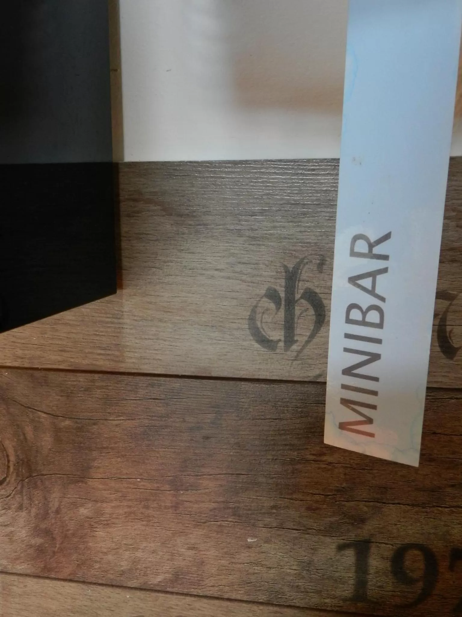 Decorative detail in Blue Wall BnB