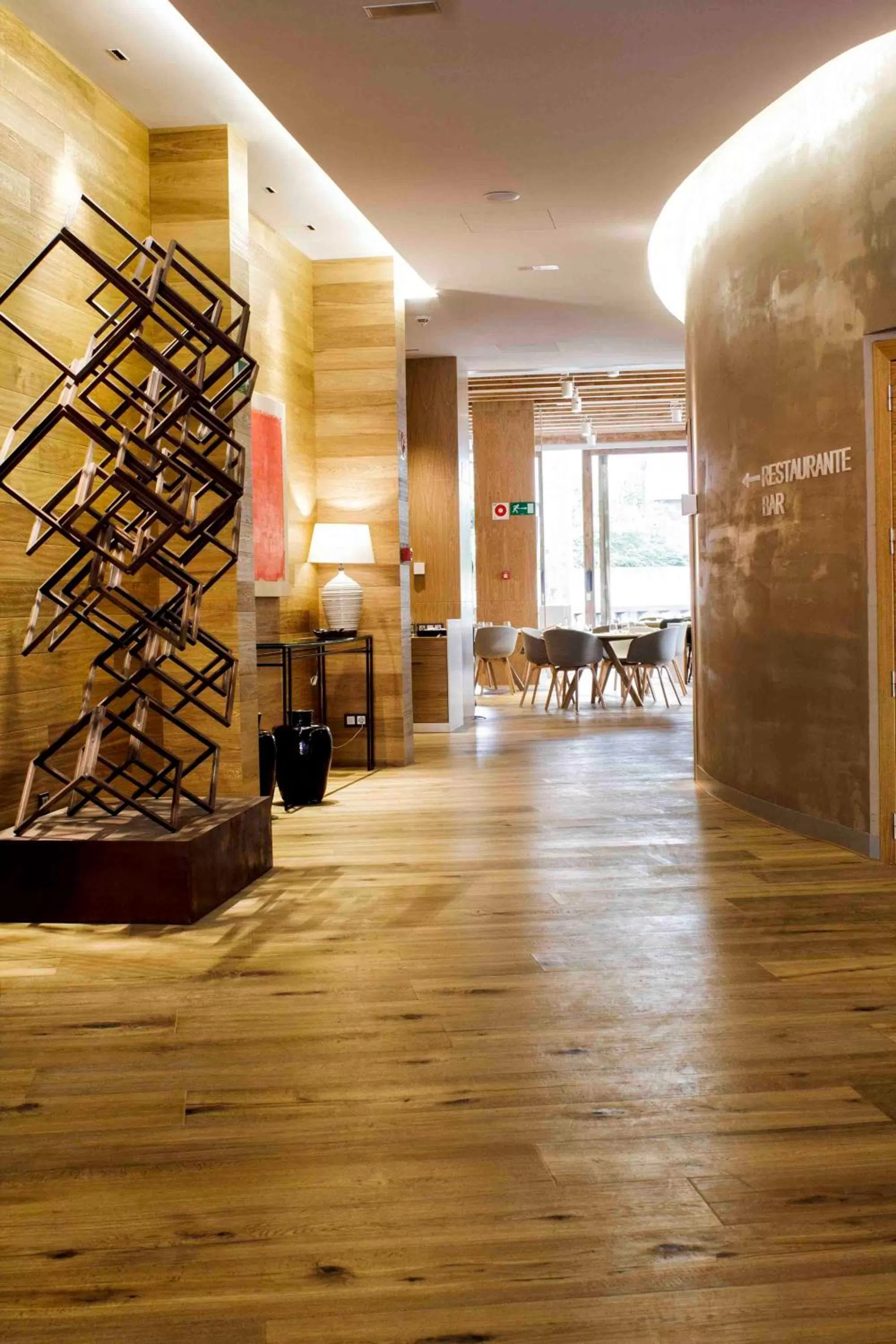 Lobby or reception in Zenit San Sebastián