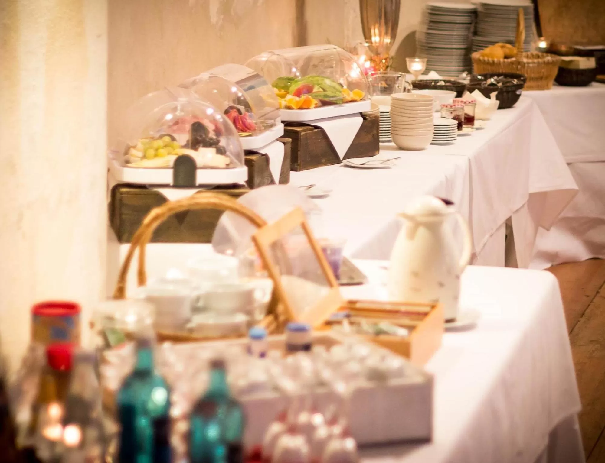 Food and drinks in Gästehaus Schloss Plaue