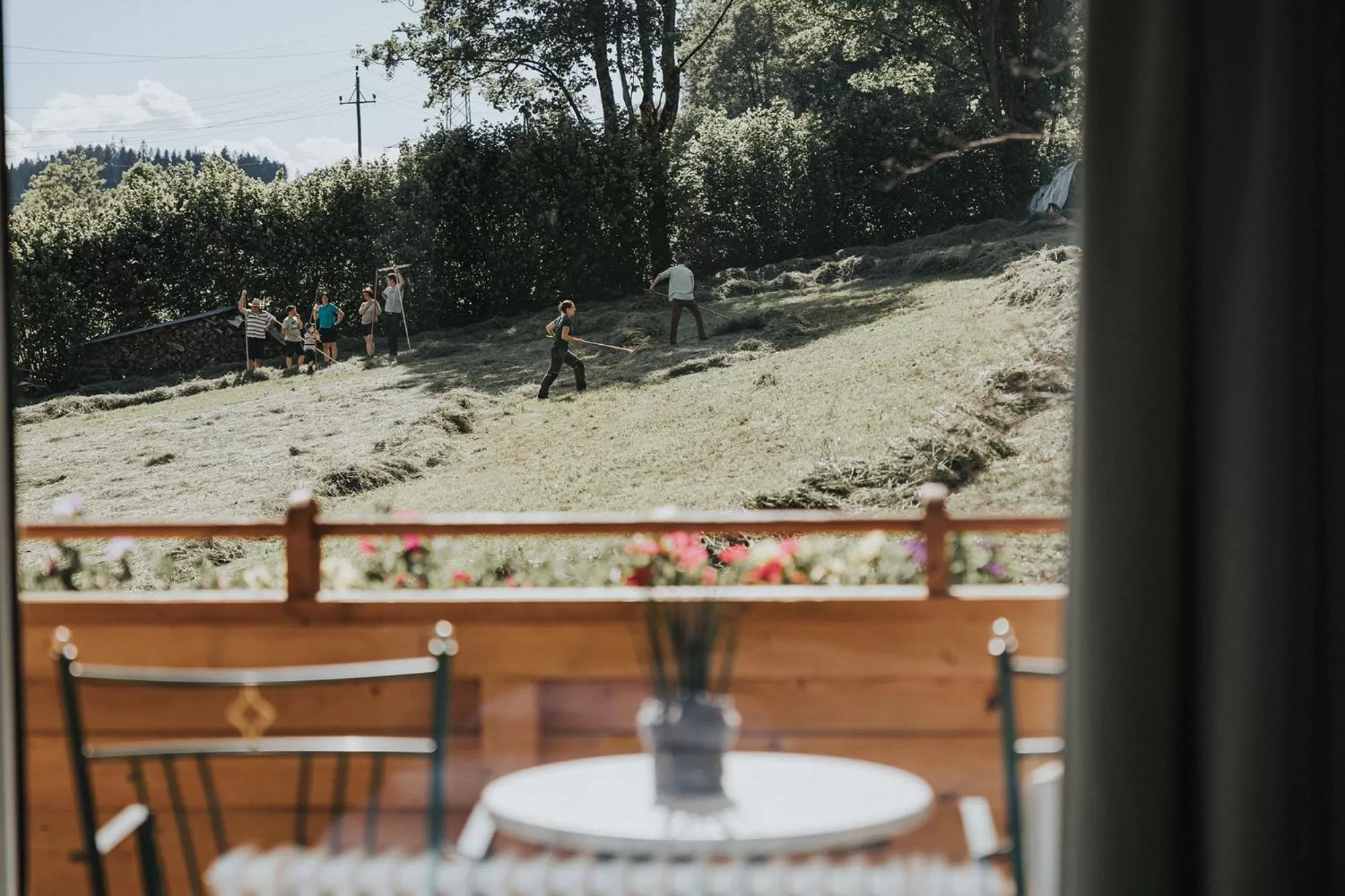 Balcony/Terrace in Hotel Silberfux