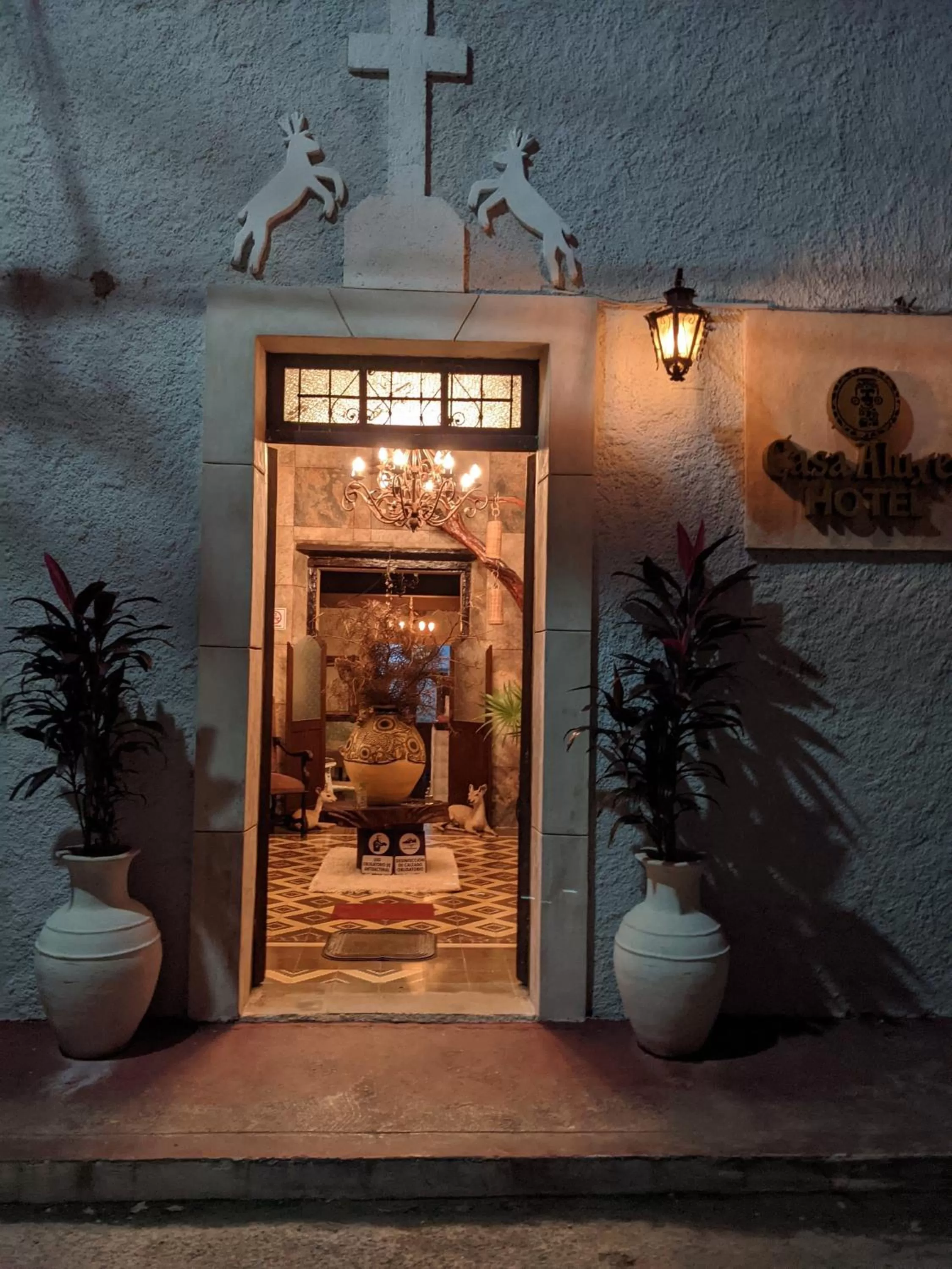 Property building in Casa Aluxes Hotel