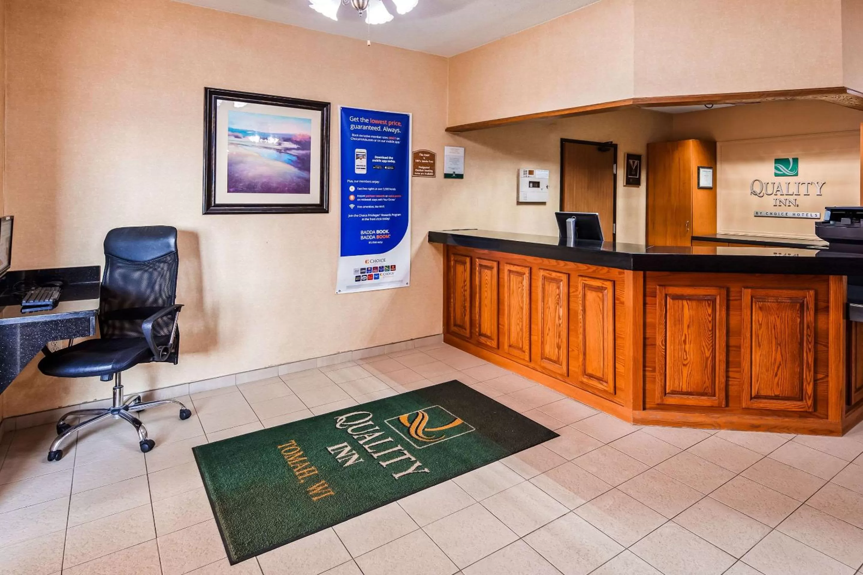 Lobby or reception in Quality Inn Tomah