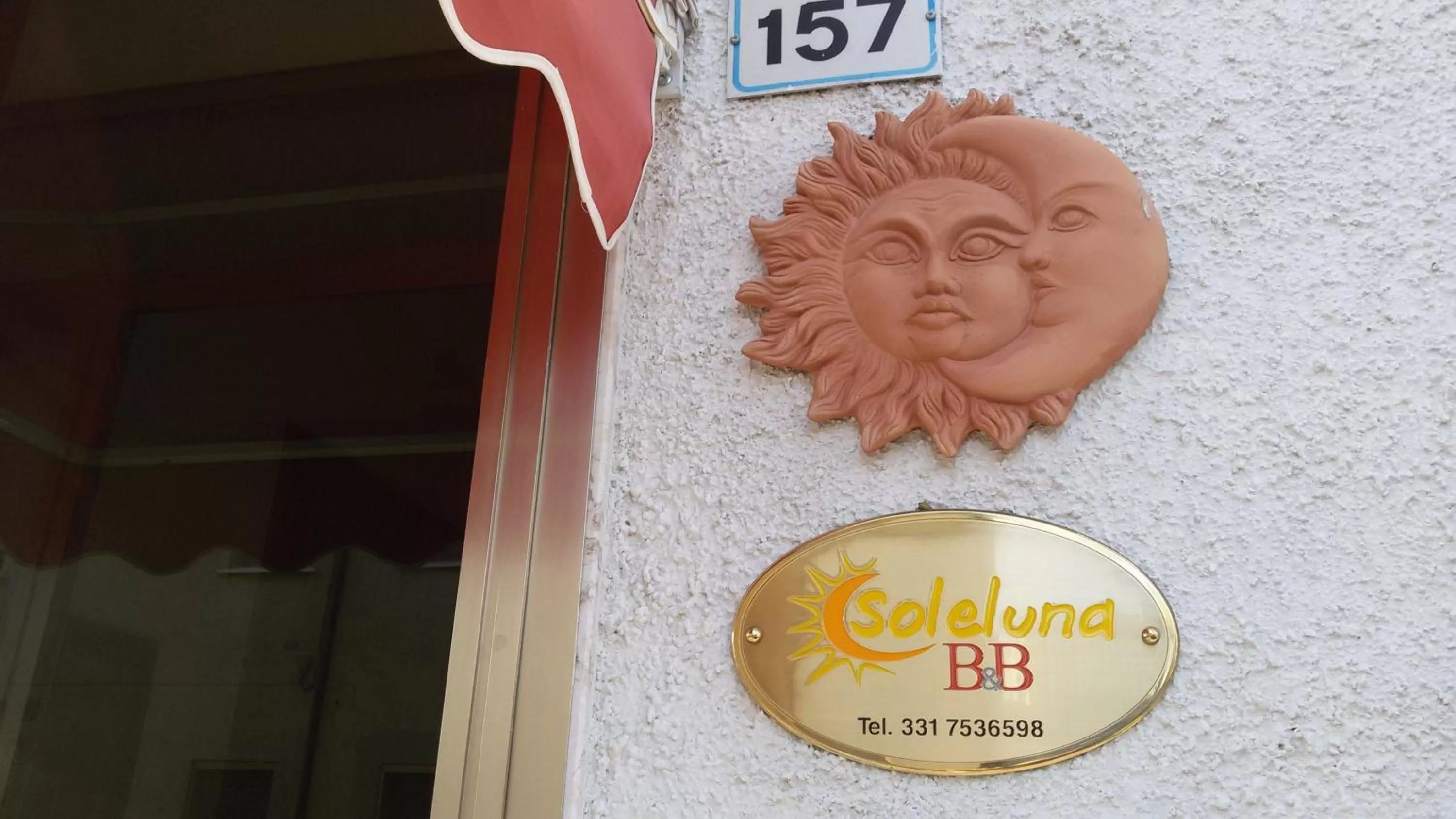 Facade/entrance in B&B Soleluna
