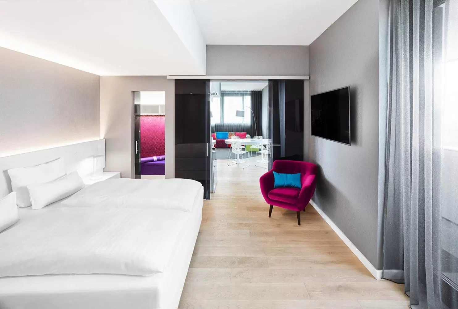 TV and multimedia, Bed in Jaz in the City Stuttgart