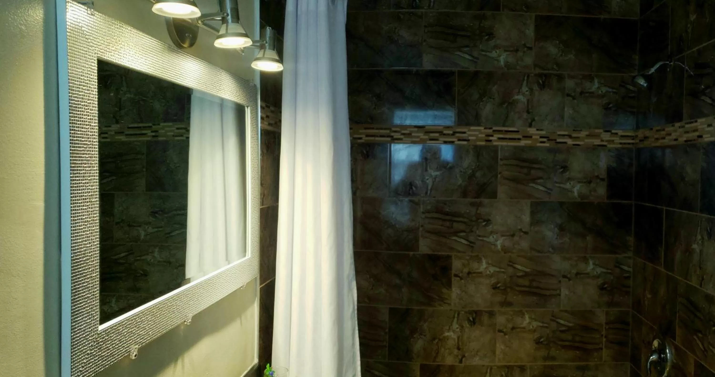 Bathroom in Travellers Motel