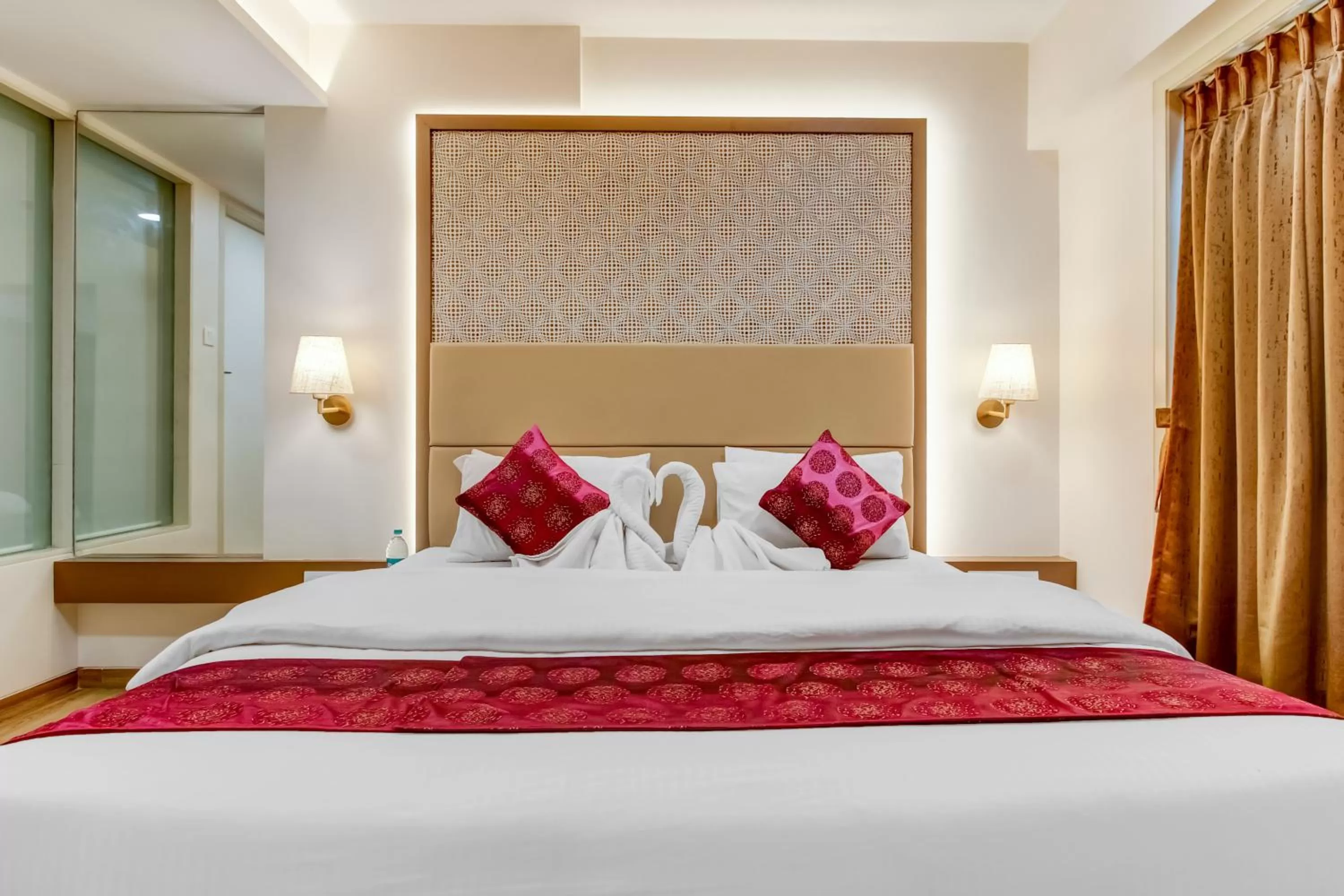 Bed in Grand Mookambika