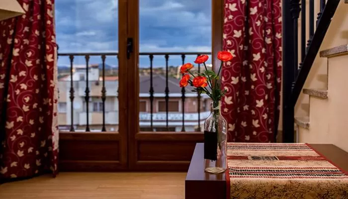 Bed in Hotel Rural El Jardin