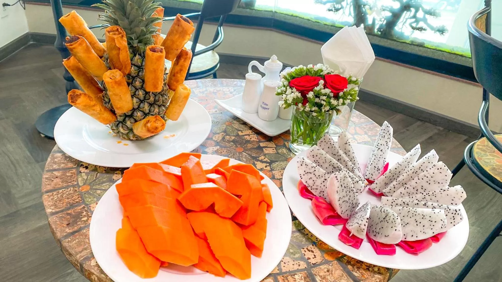 Buffet breakfast in Duc Vuong Saigon Hotel - Cao Thang