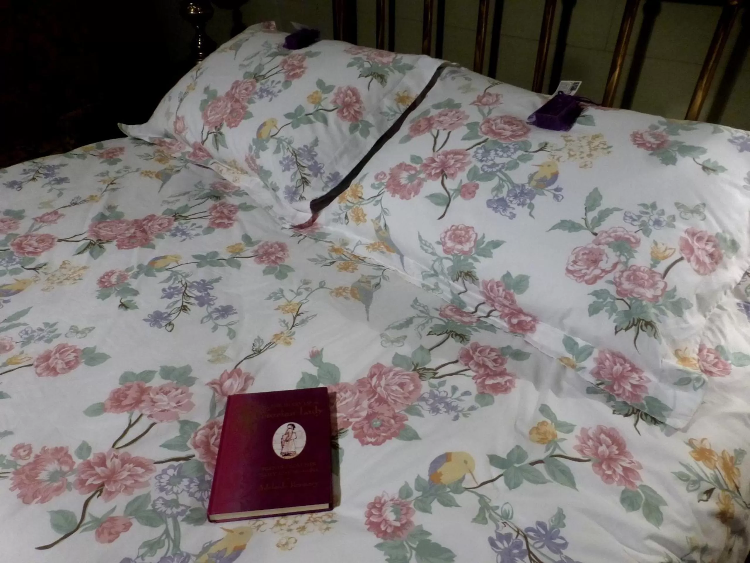 Decorative detail, Bed in Mulberry Lavender Farm and B&B