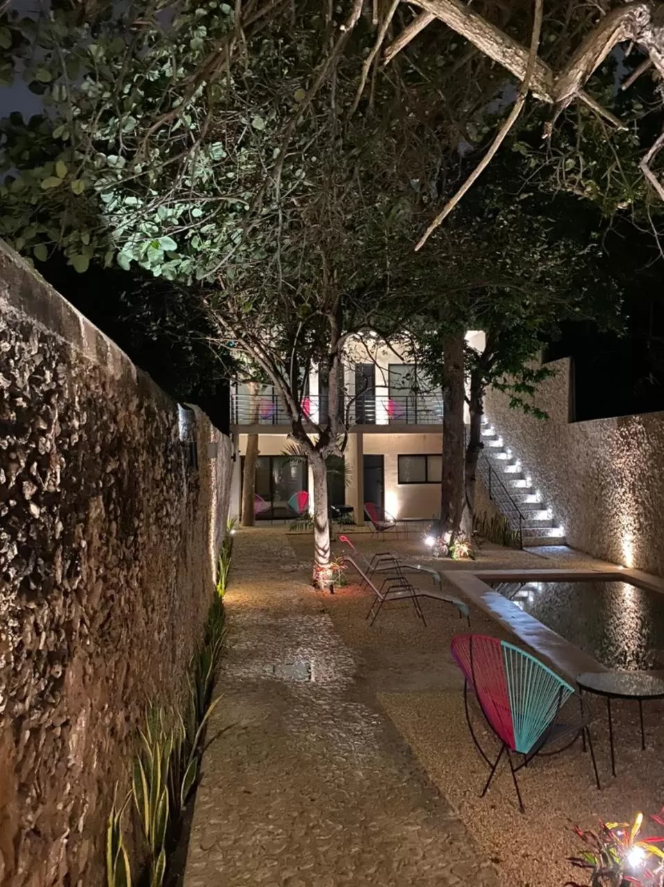 Swimming pool in Hotelito YUM KAAX