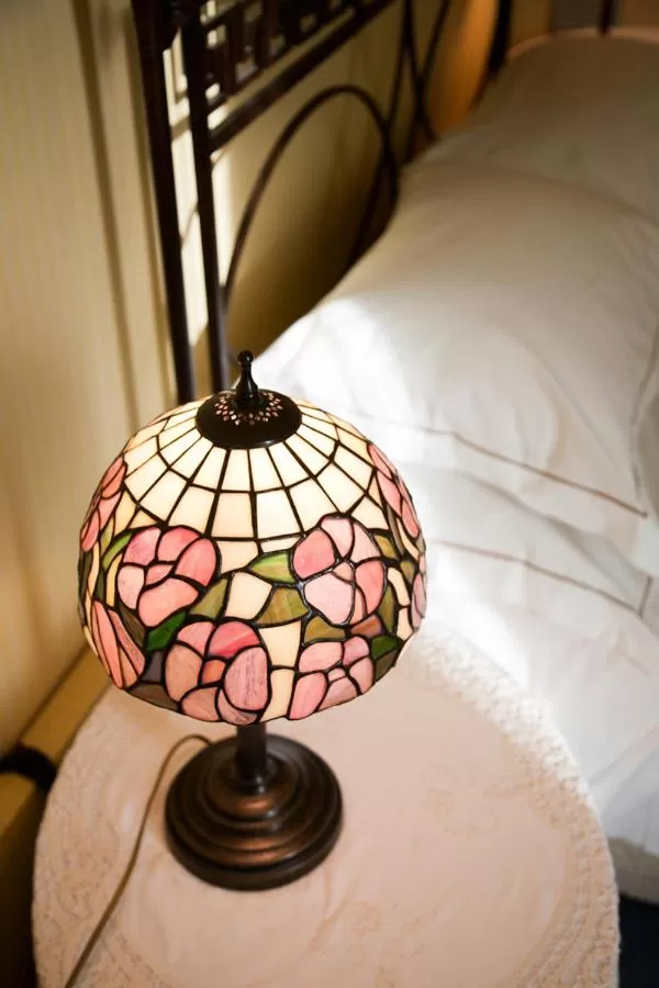 Decorative detail, Bed in Cosmo Hotel Torri