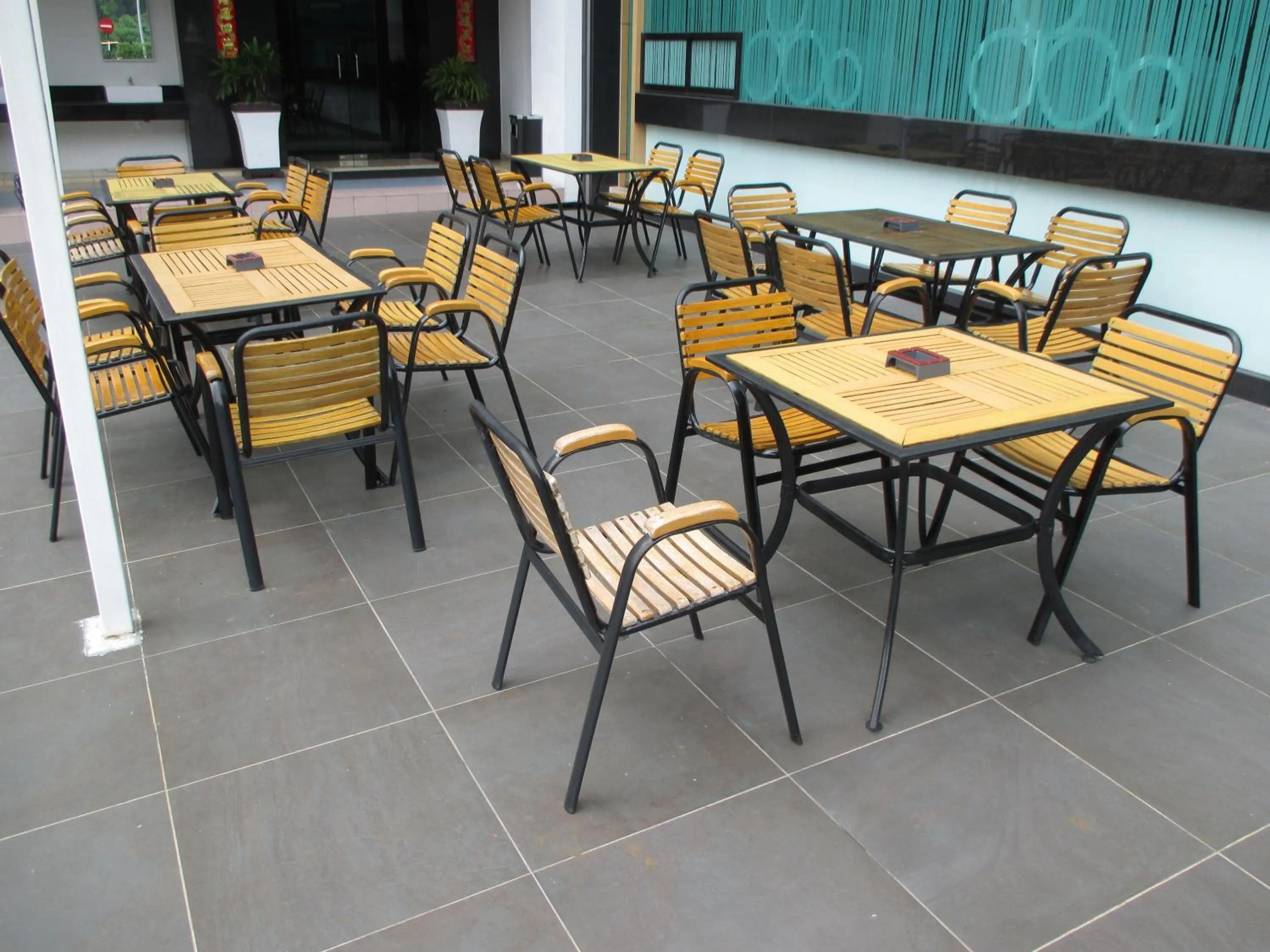 Patio in Symphony Suites Hotel
