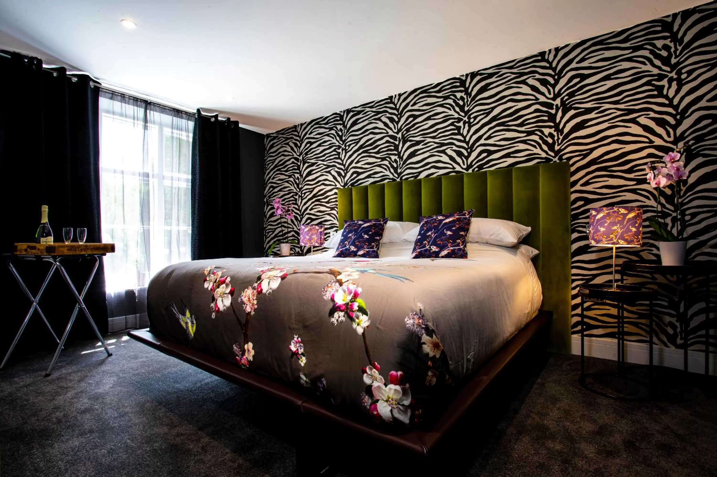 Bed in Broomhill Estate Boutique Art Hotel