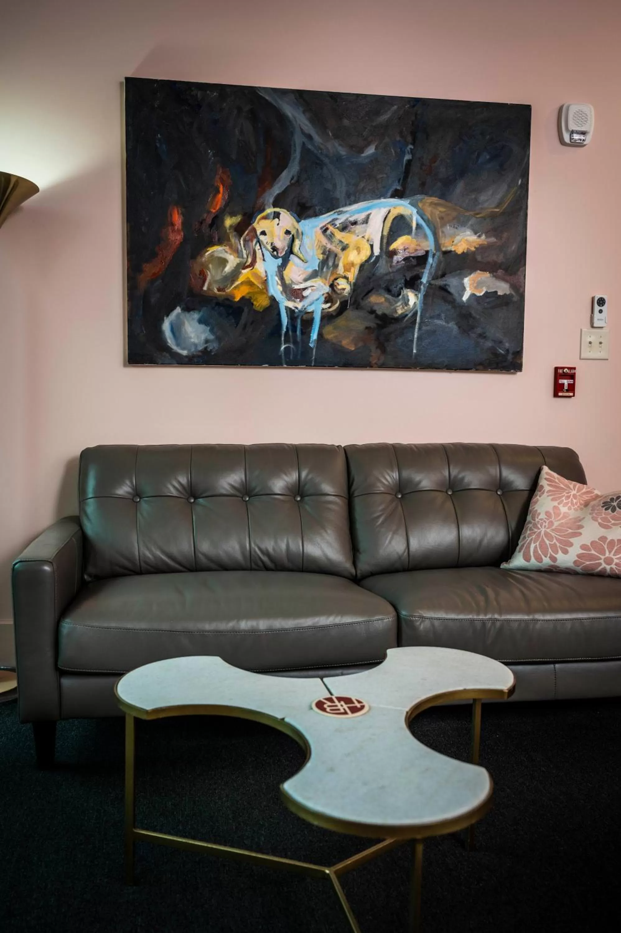 Seating area in Hotel Broad Ripple