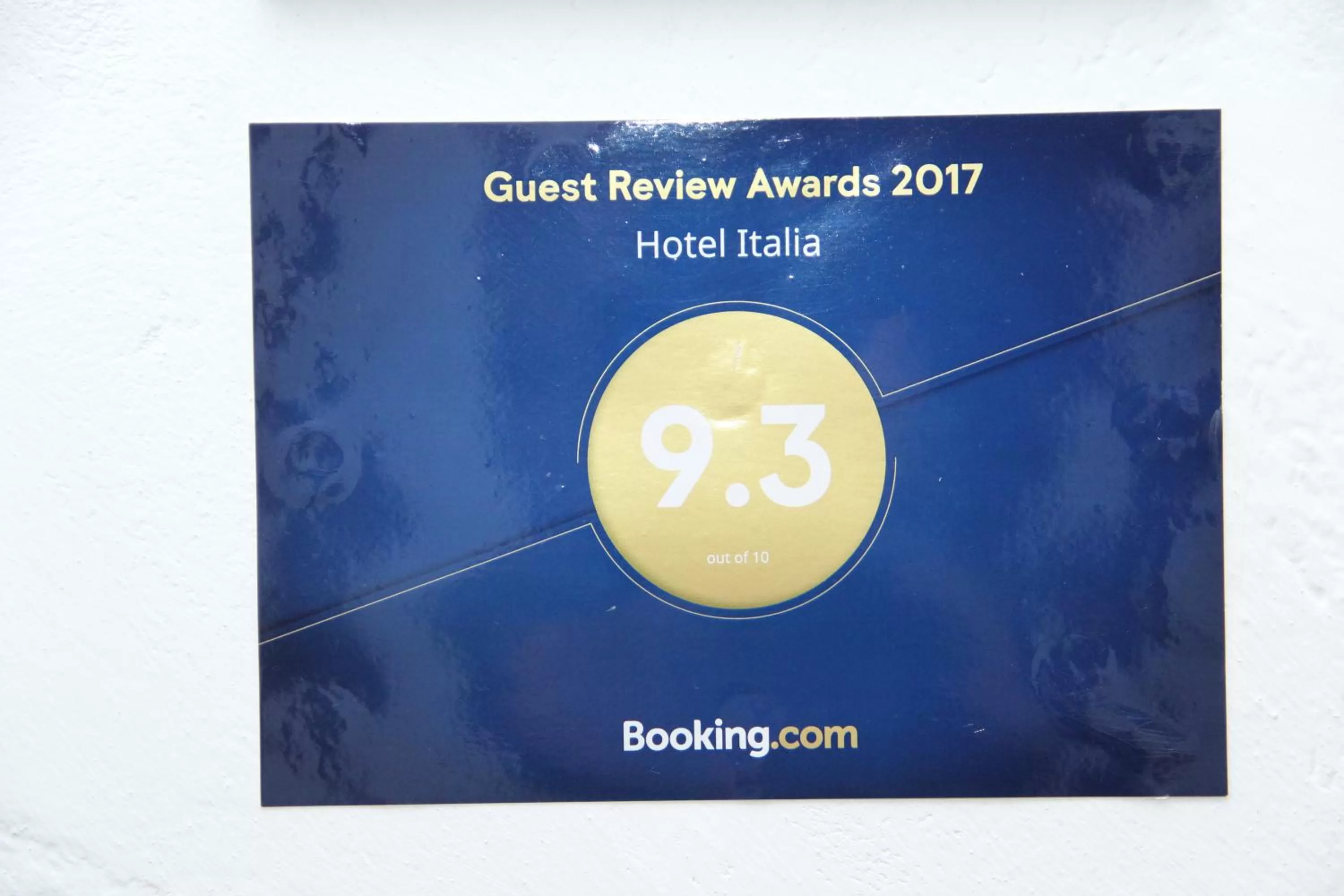 Logo/Certificate/Sign/Award in Hotel Italia