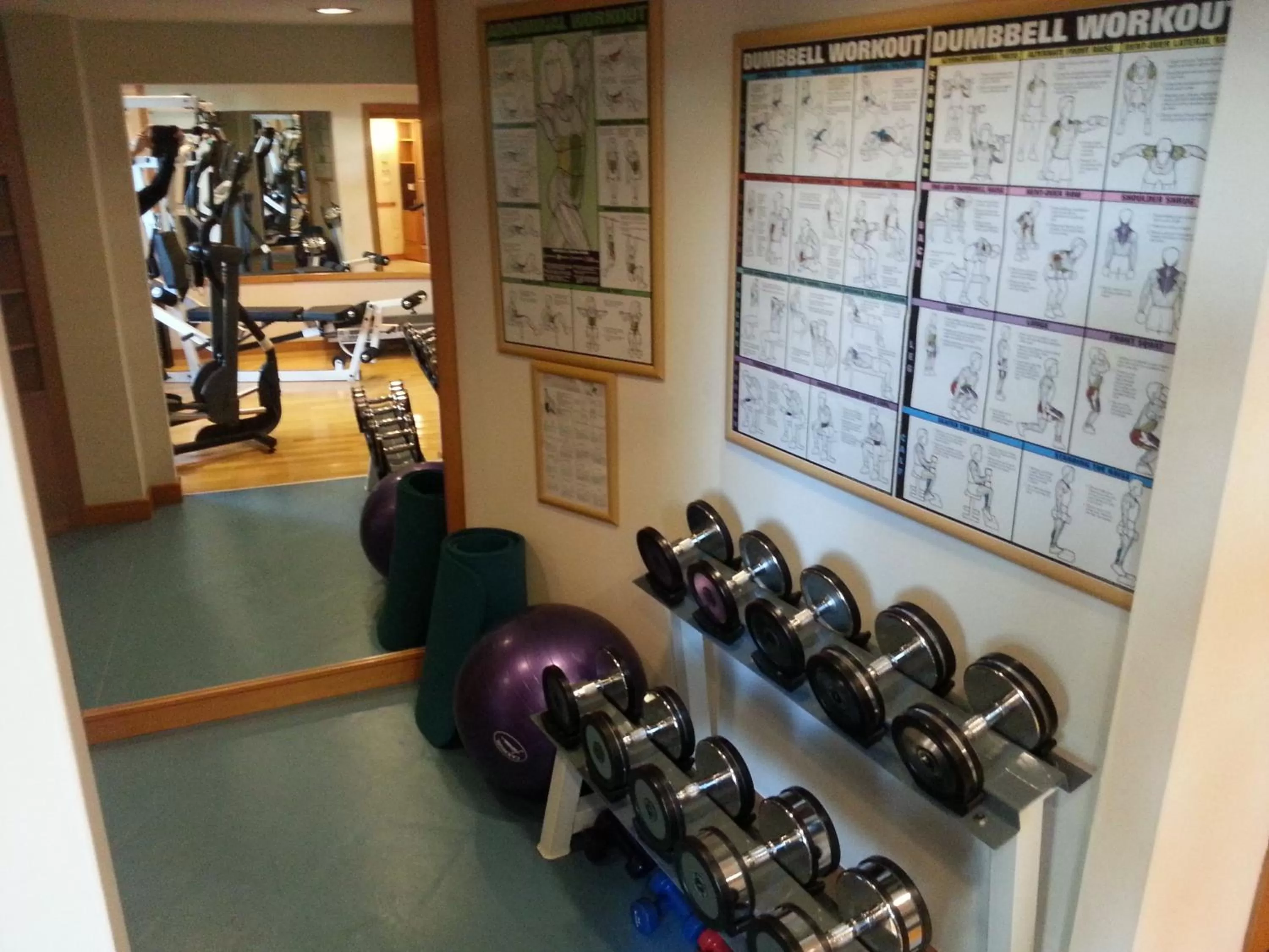 Fitness centre/facilities in Hotel Midi